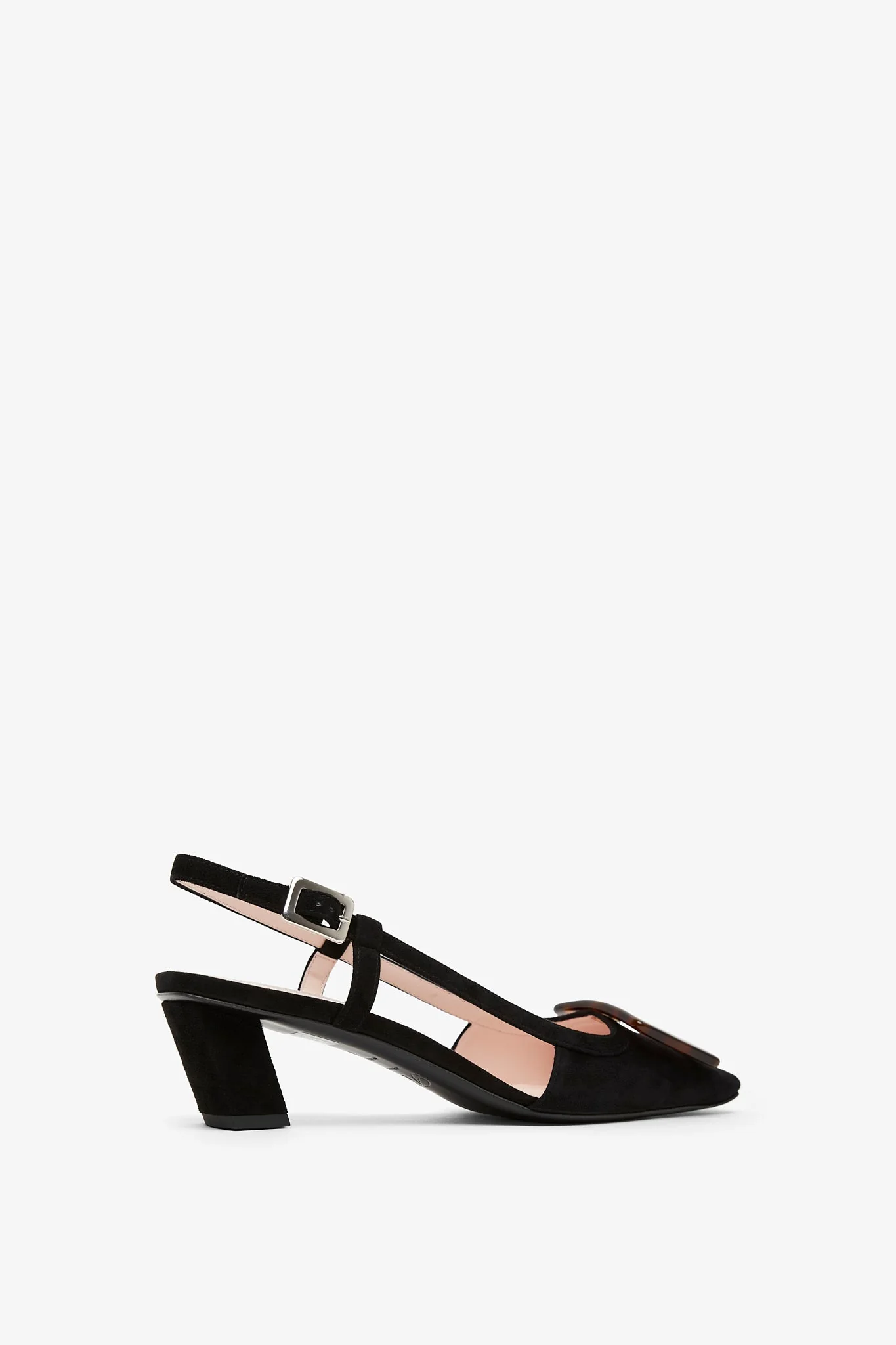 Belle Vivier black turtle sling backs - Image 3