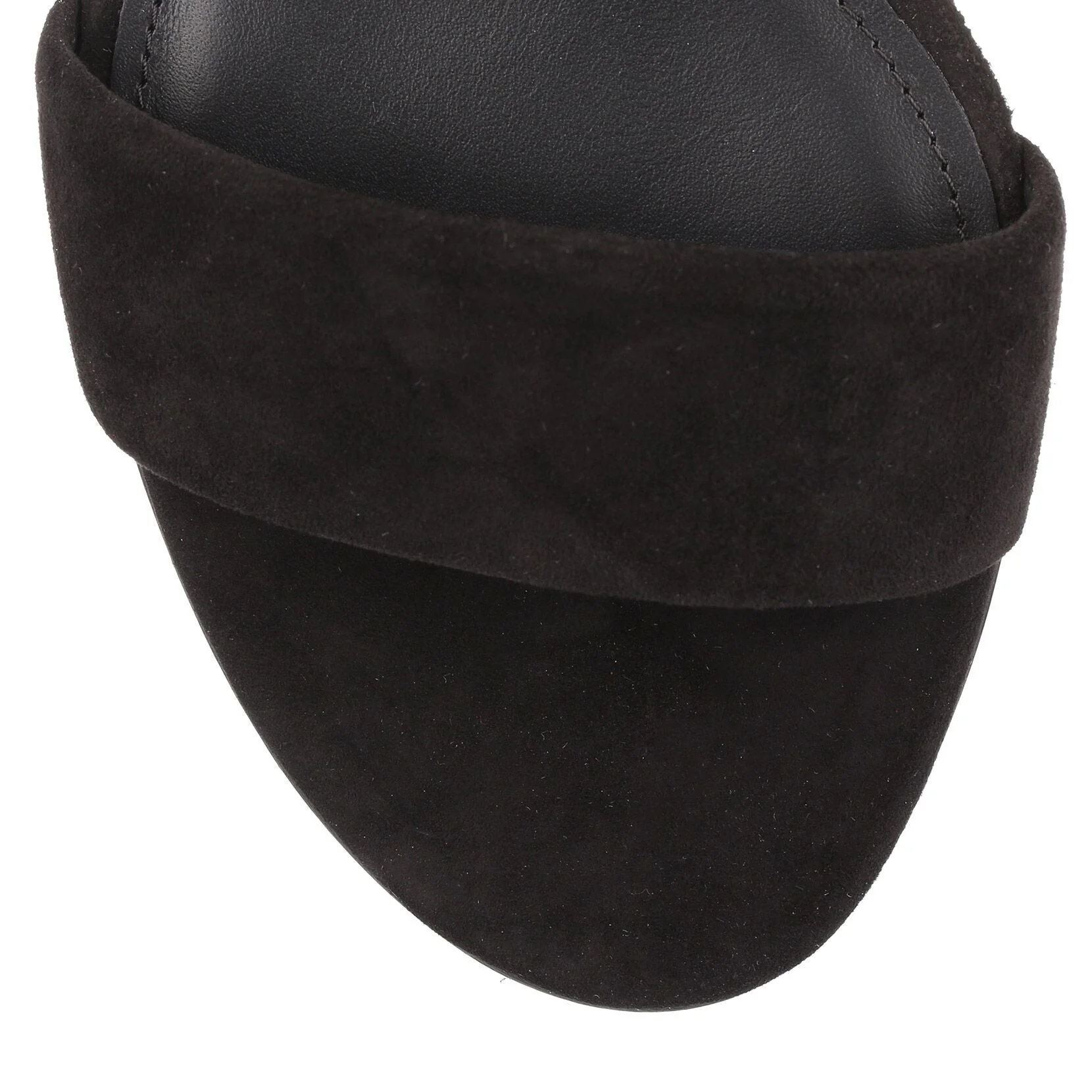 Belluno 30 black suede sandal - Image 4