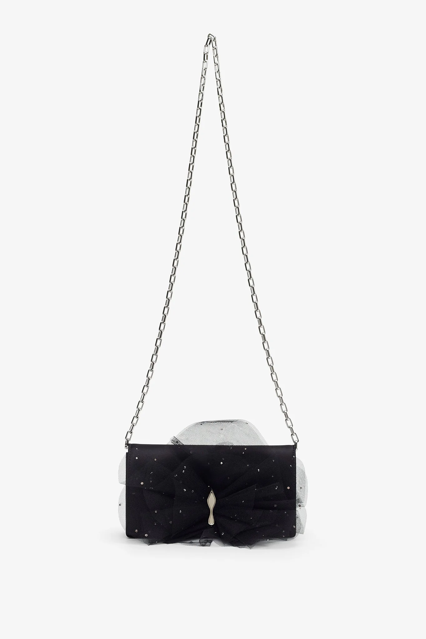 Bettina black bow clutch - Image 5