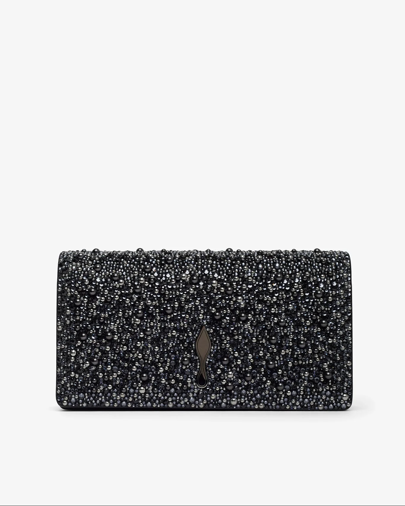 Bettina black strass clutch