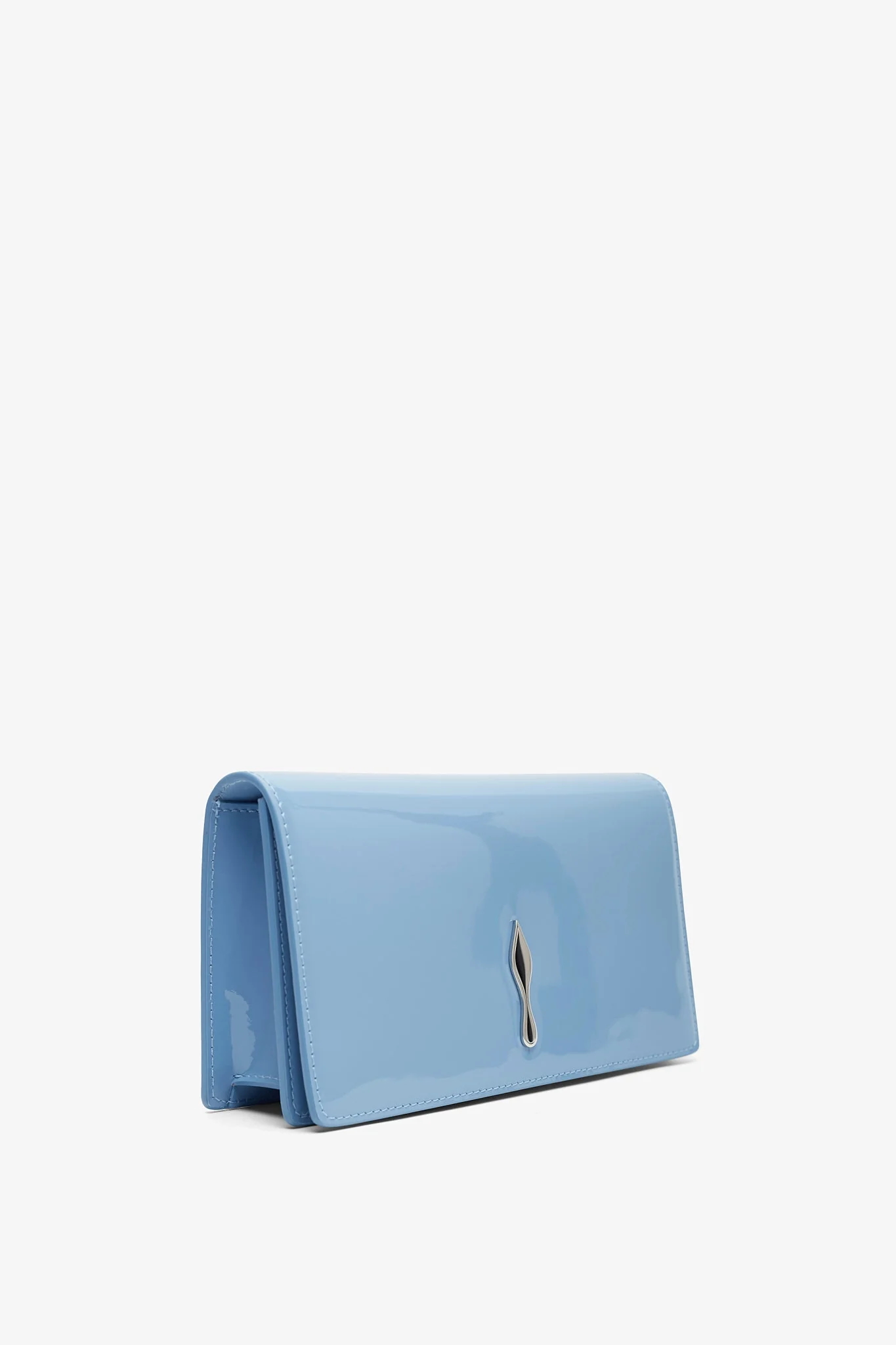 Bettina light blue patent clutch - Image 3