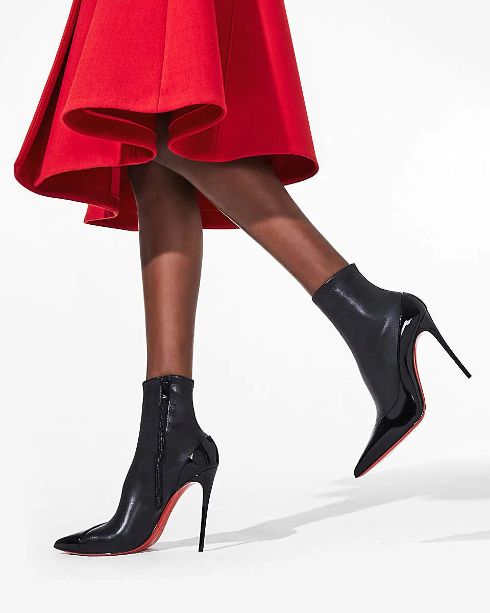 Bibooty 100 stretch leather boots - Image 2