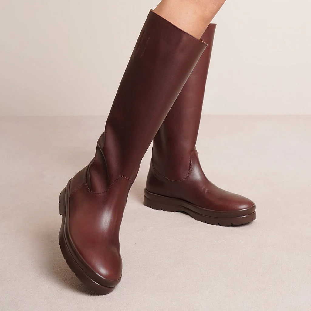 Billie brown leather boots - Image 6