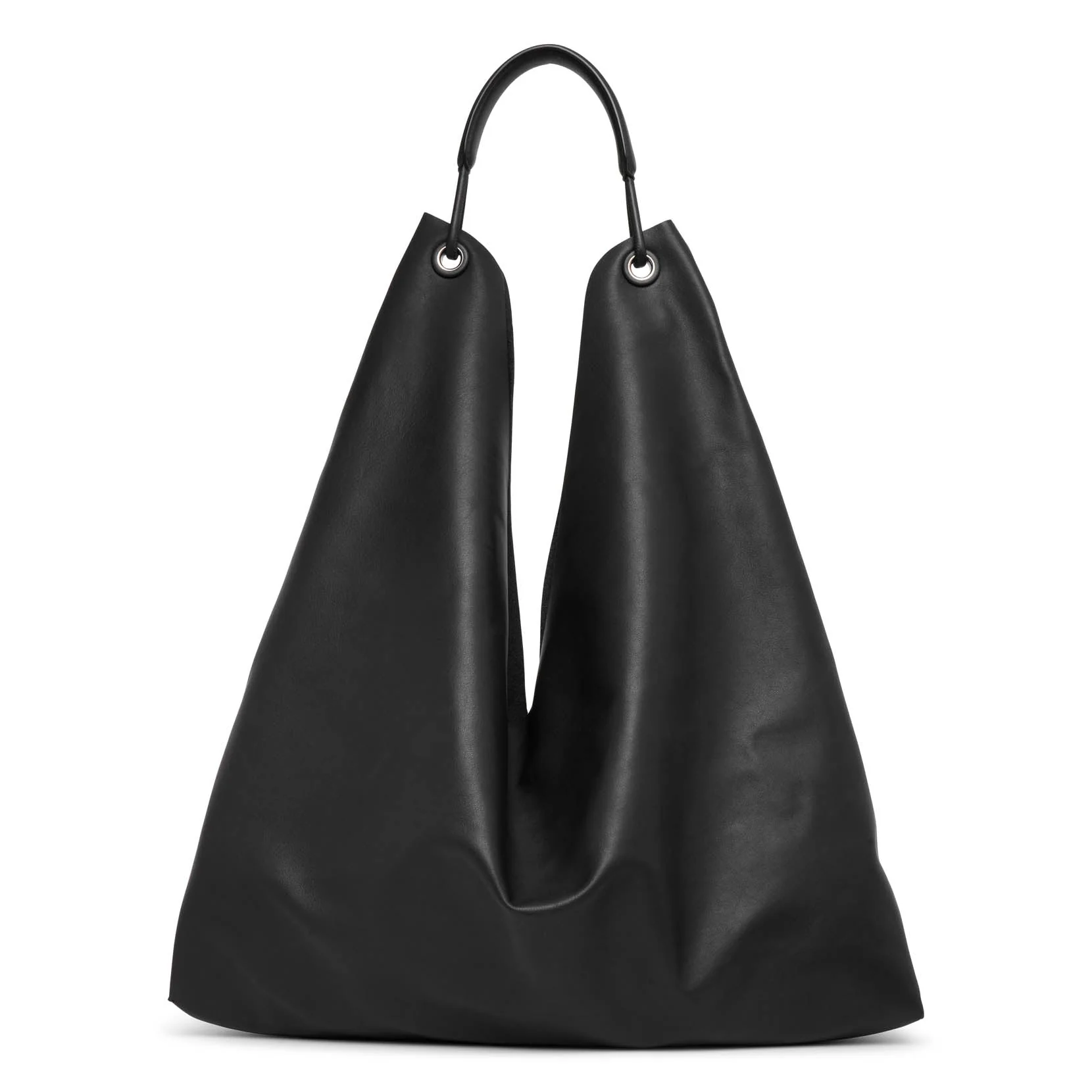 Bindle 3 black leather shoulder bag - Image 5