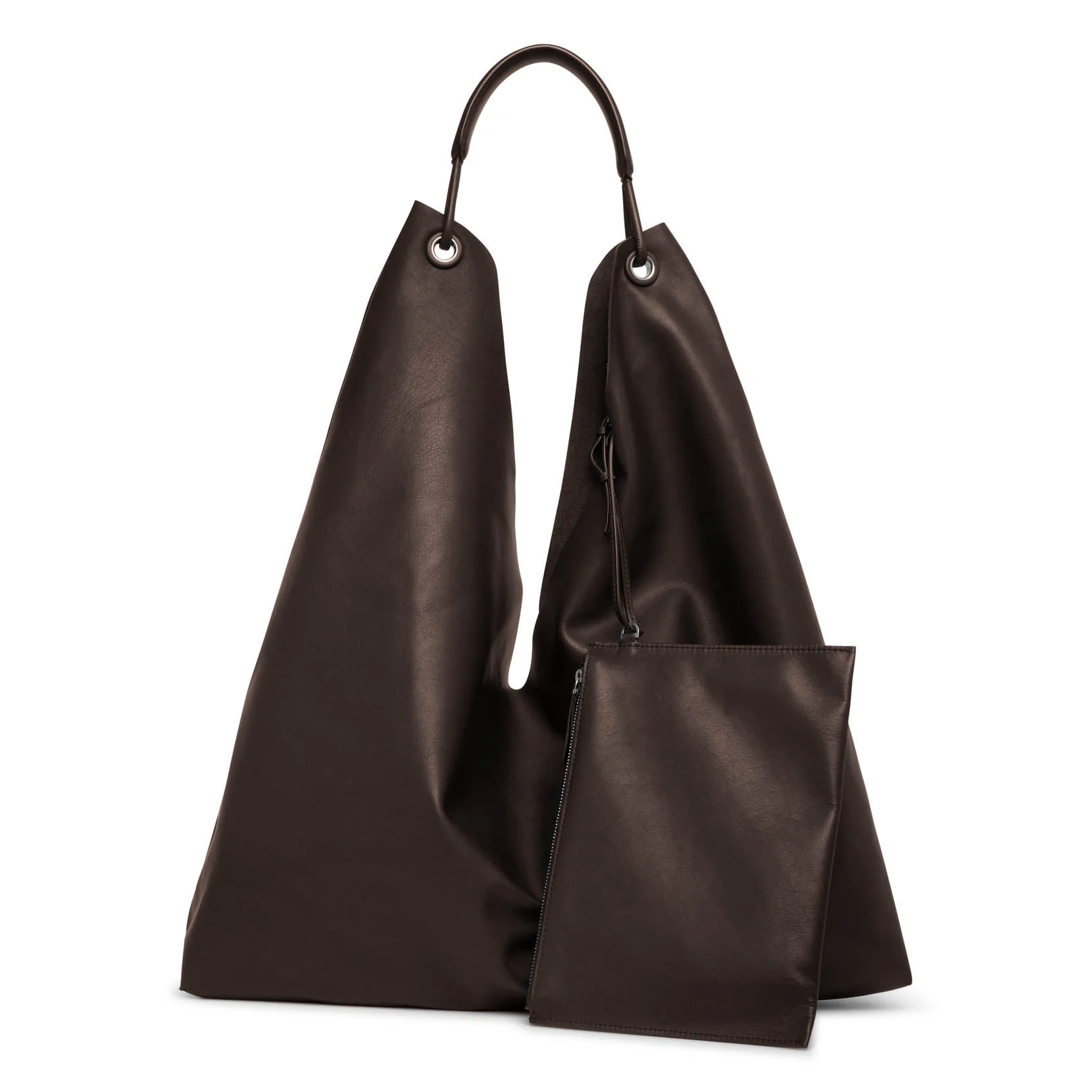 Bindle 3 dark brown shoulder bag - Image 4