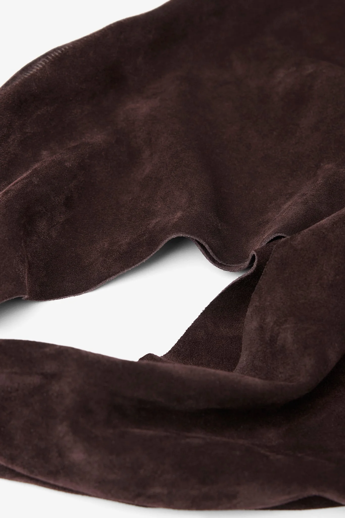Bindle small brown suede bag - Image 3