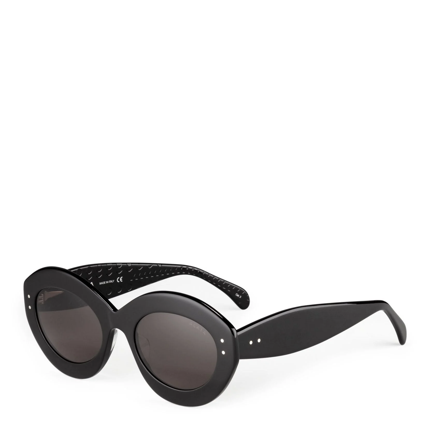 Black acetate sunglasses - Image 2