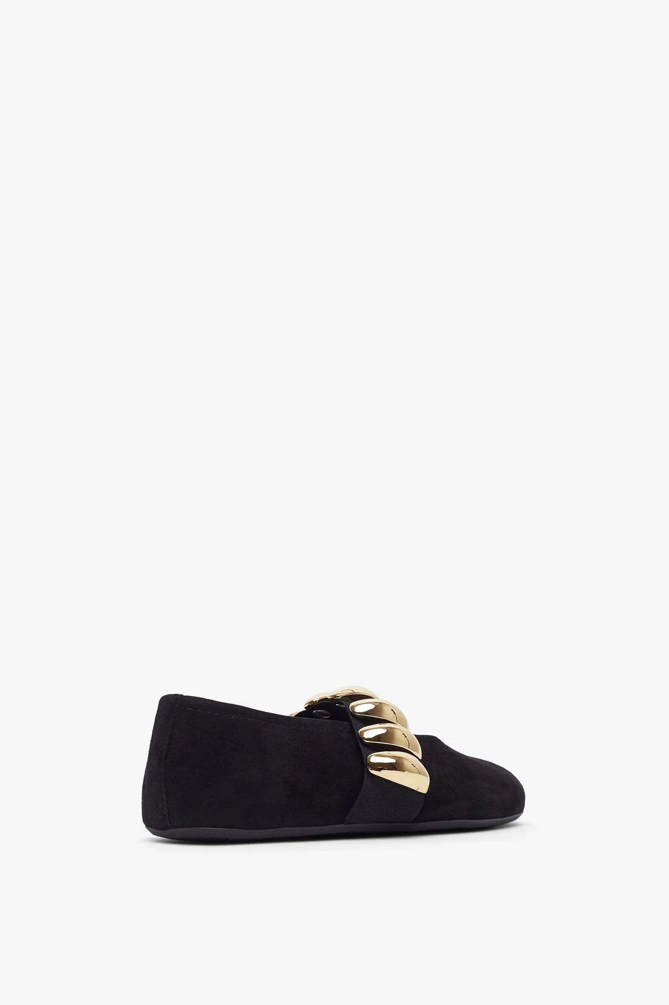 Black jewel ballet flats - Image 3