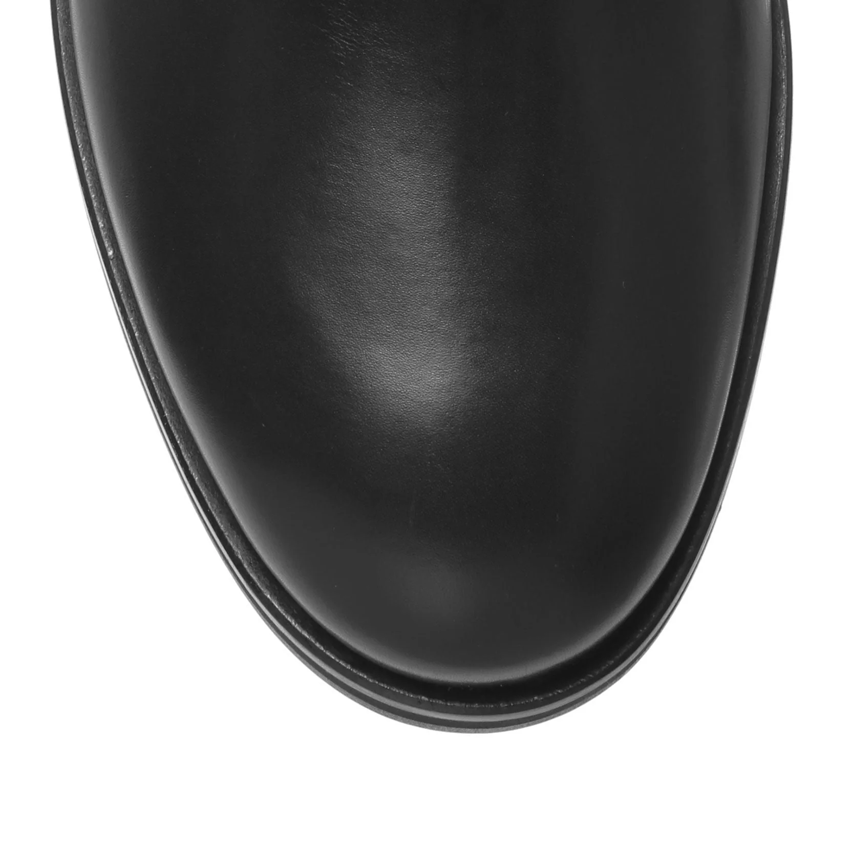 Black leather chelsea boots - Image 4