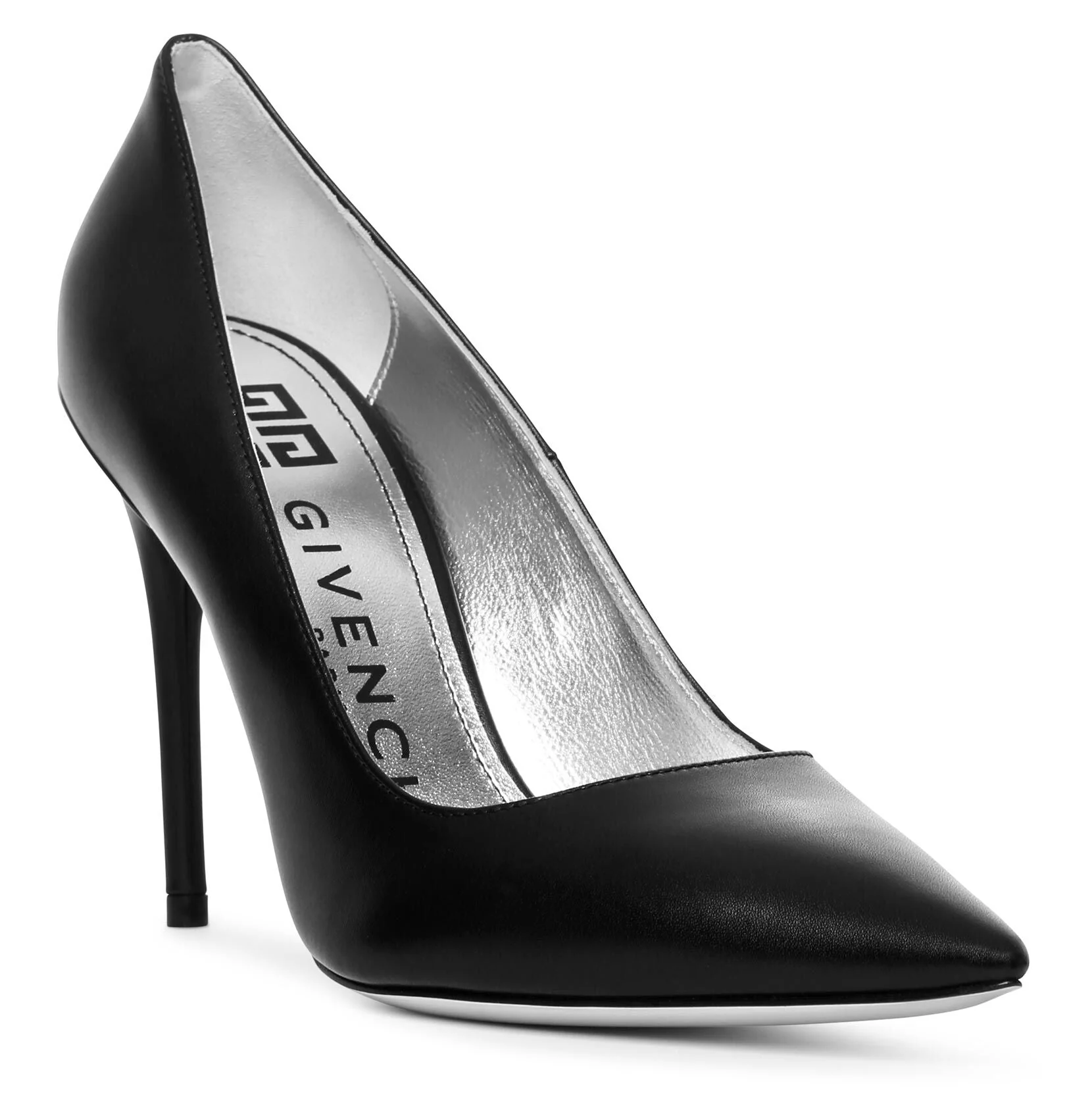Black leather pumps - Image 2