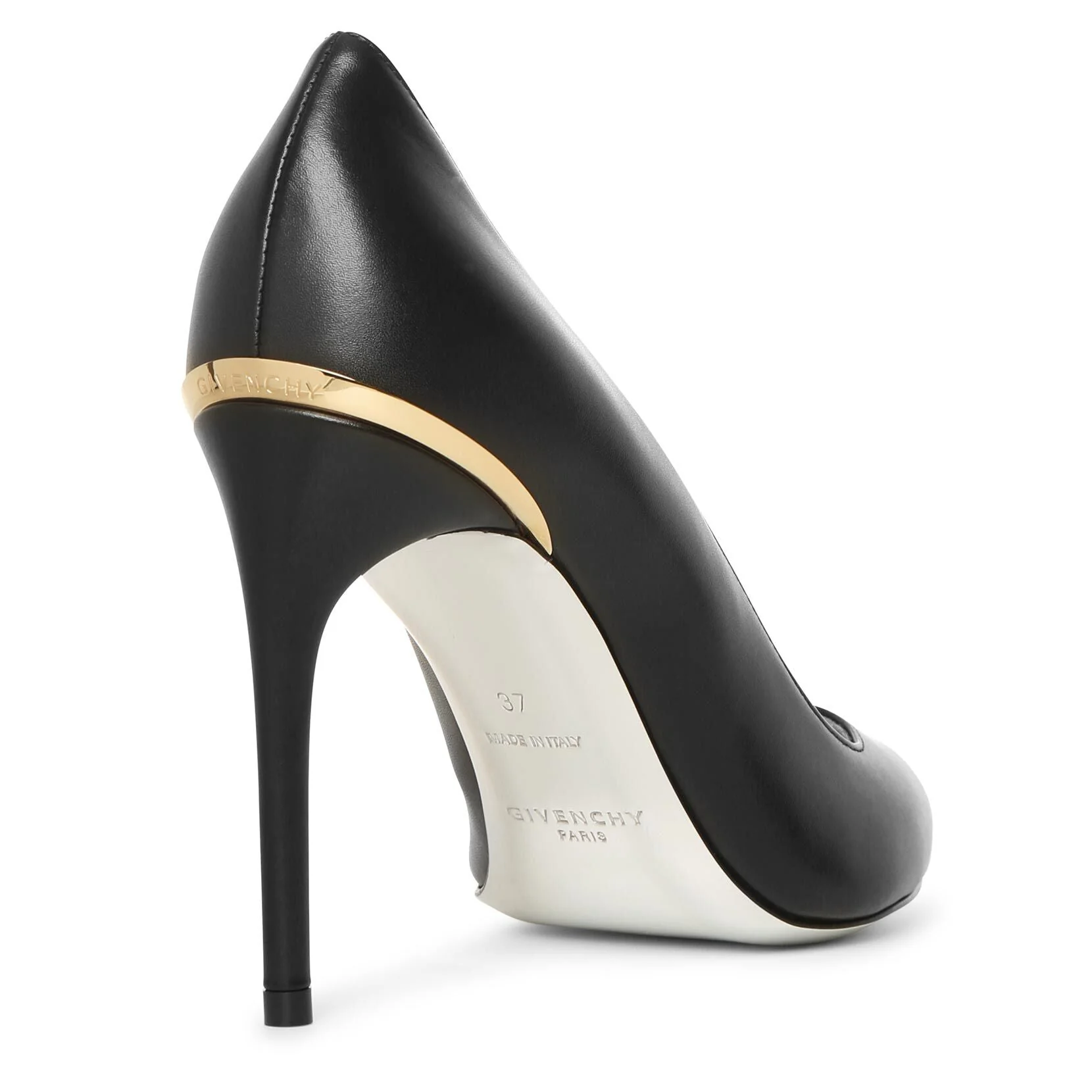 Black leather pumps - Image 3