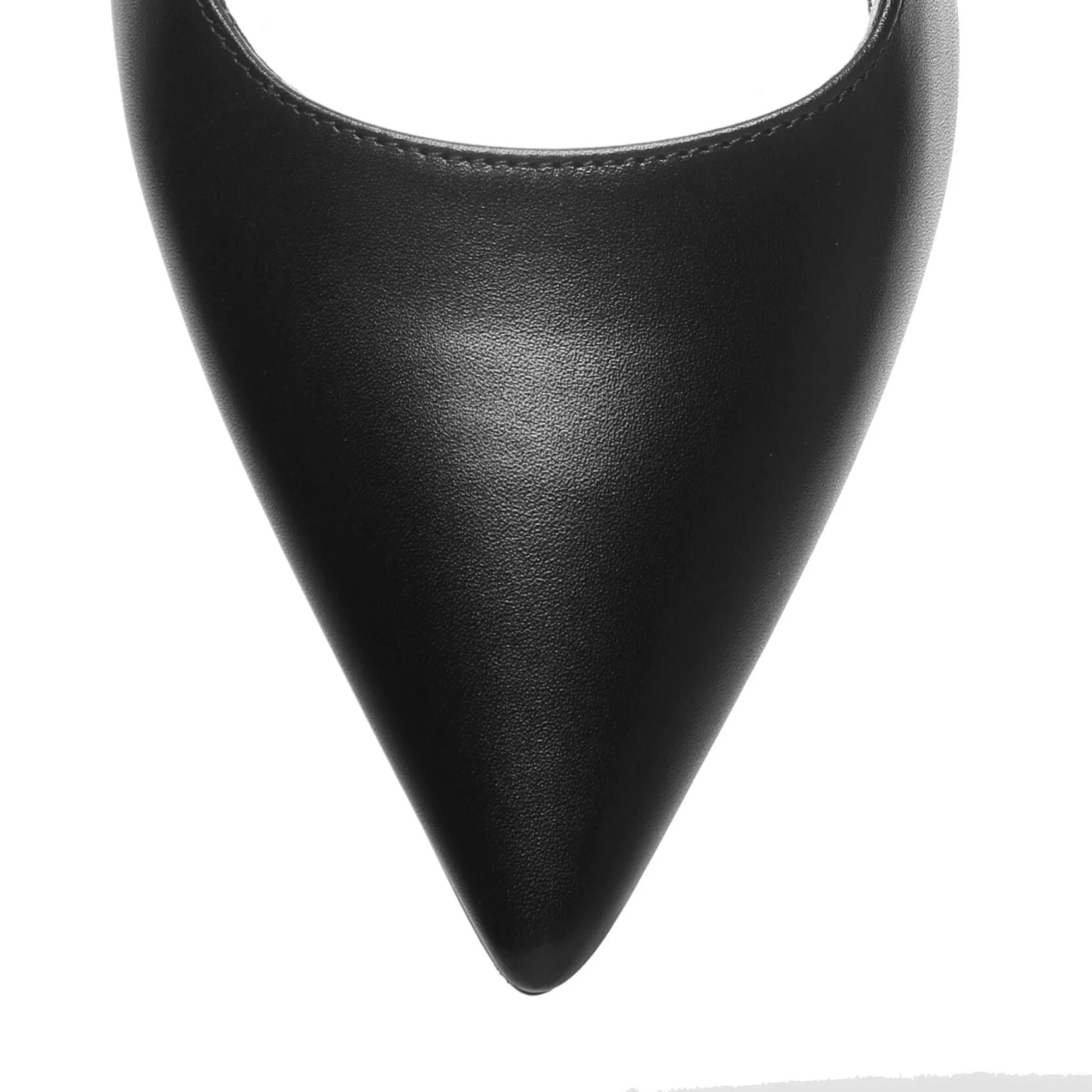 Black leather pumps - Image 4