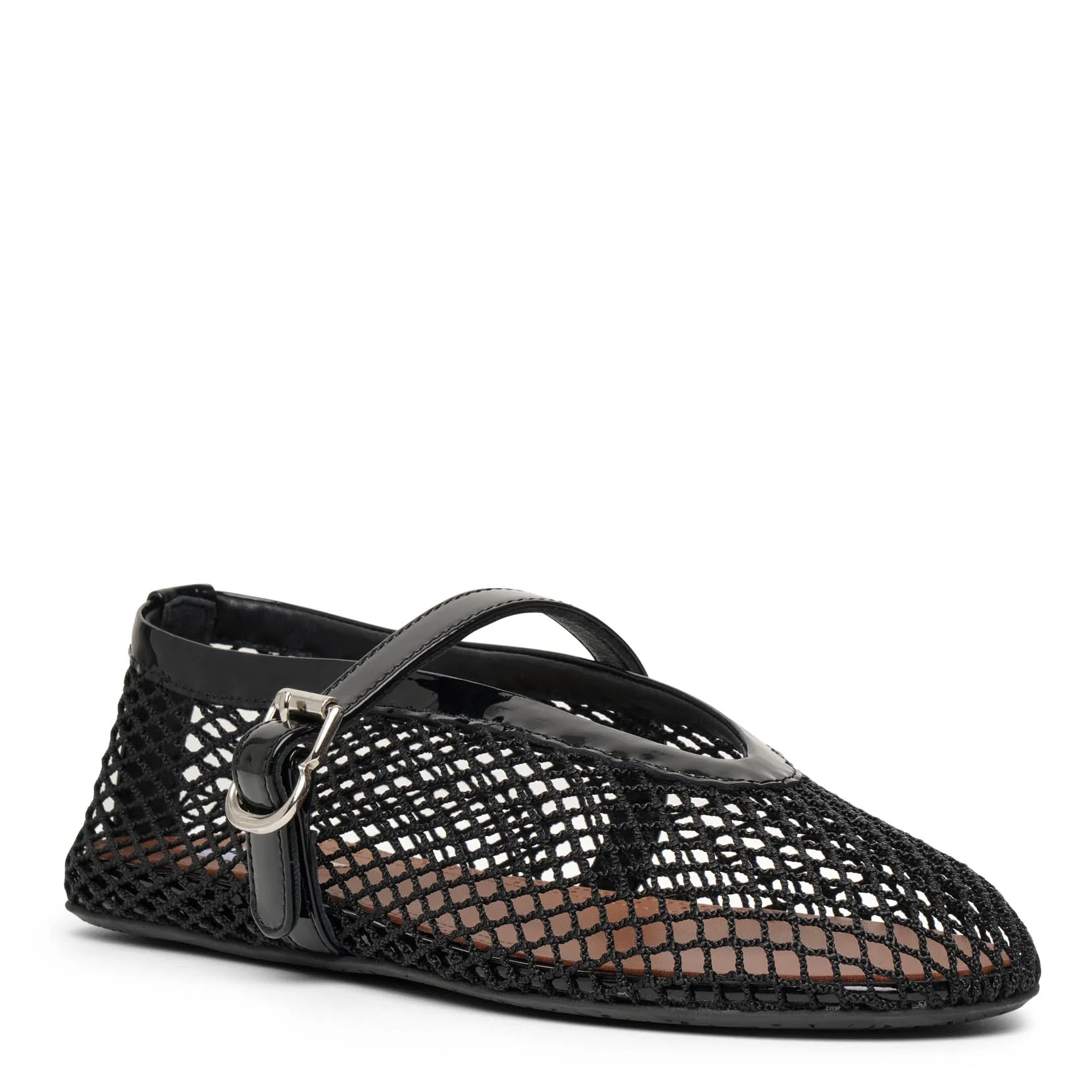 Black mesh ballet flats - Image 3