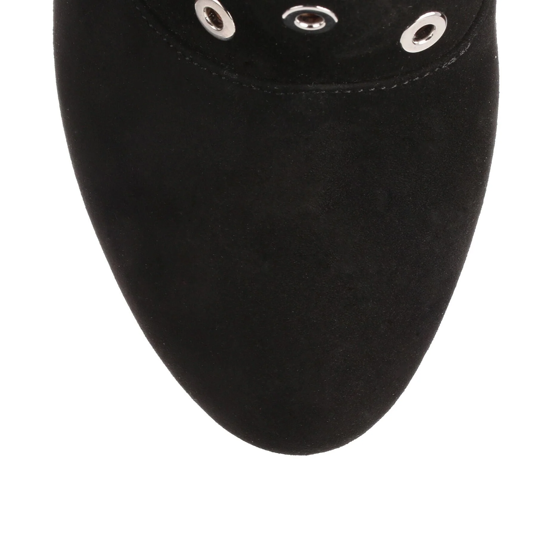 Black suede eyelet boot - Image 4