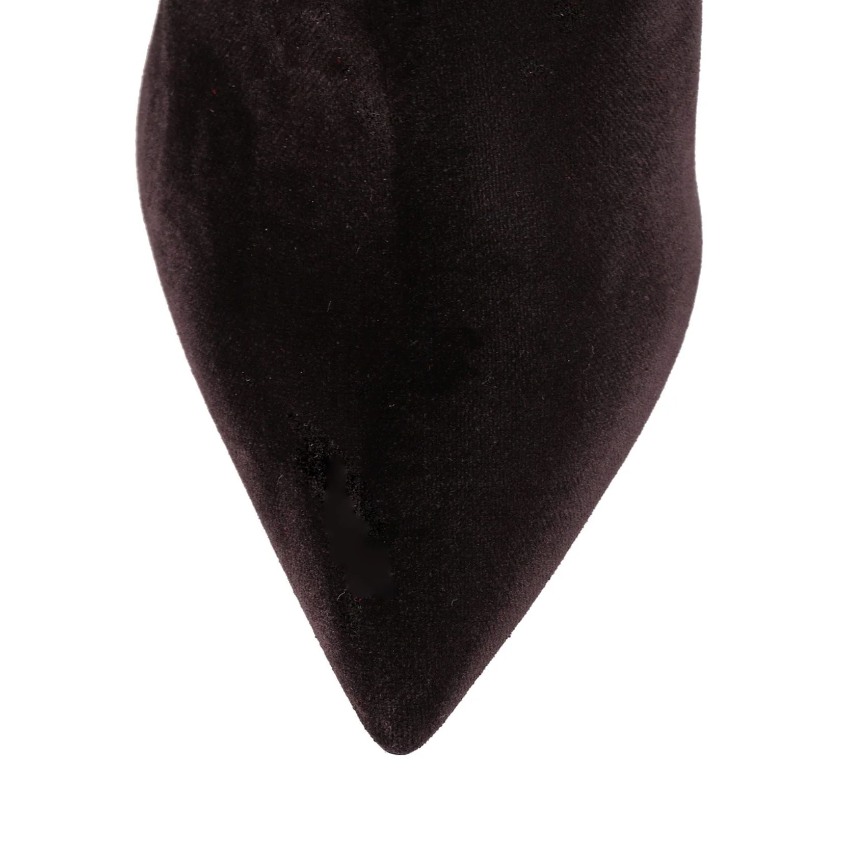 Bolgheriv black velvet runway wedge - Image 5