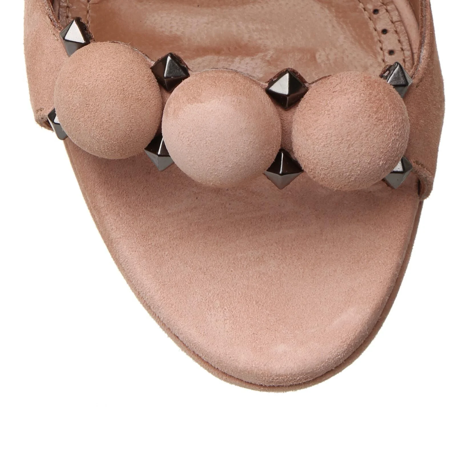 Bombe 140 beige suede wedge sandals - Image 4
