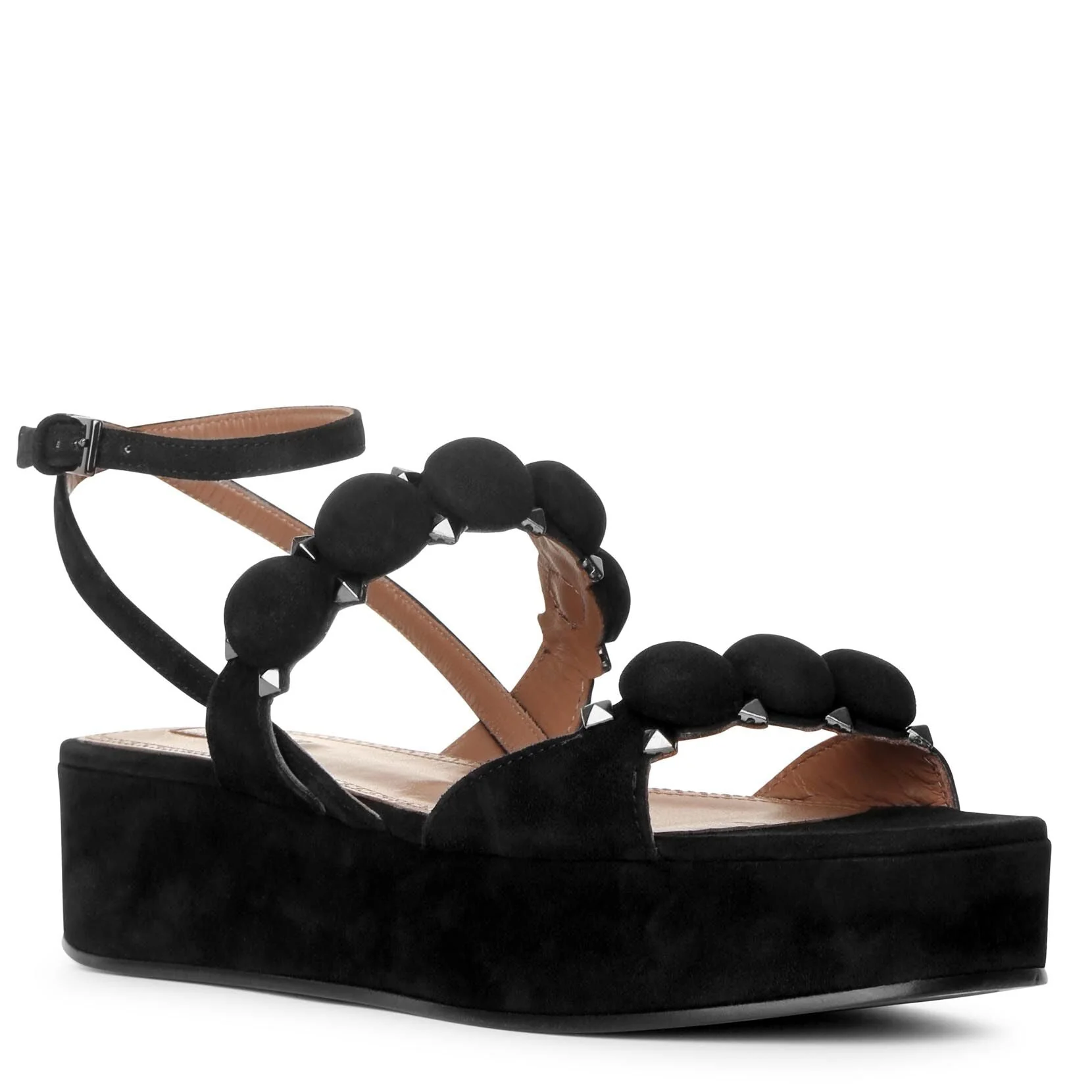 Bombe 45 black suede flatform sandals - Image 2