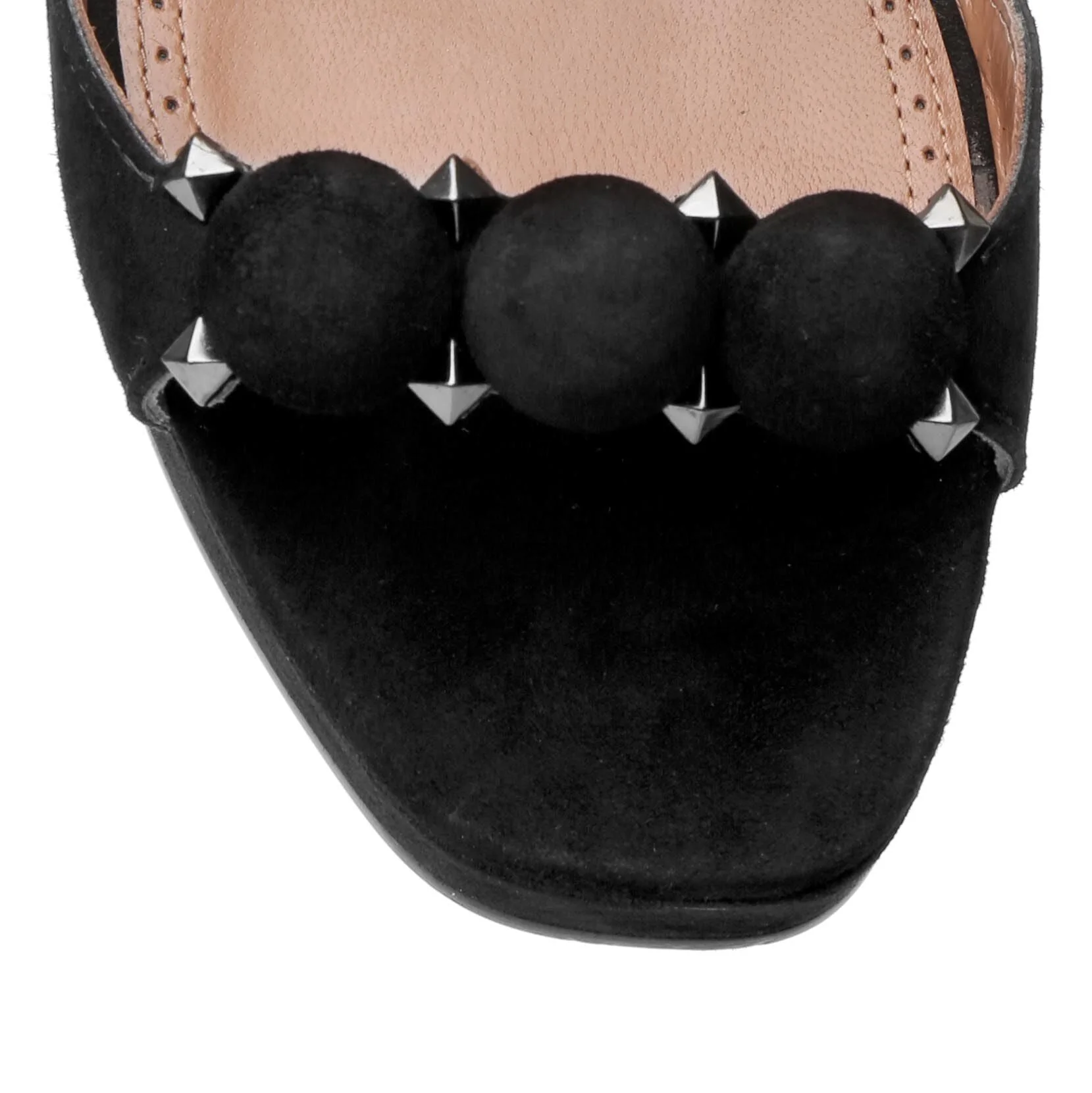 Bombe 45 black suede flatform sandals - Image 4