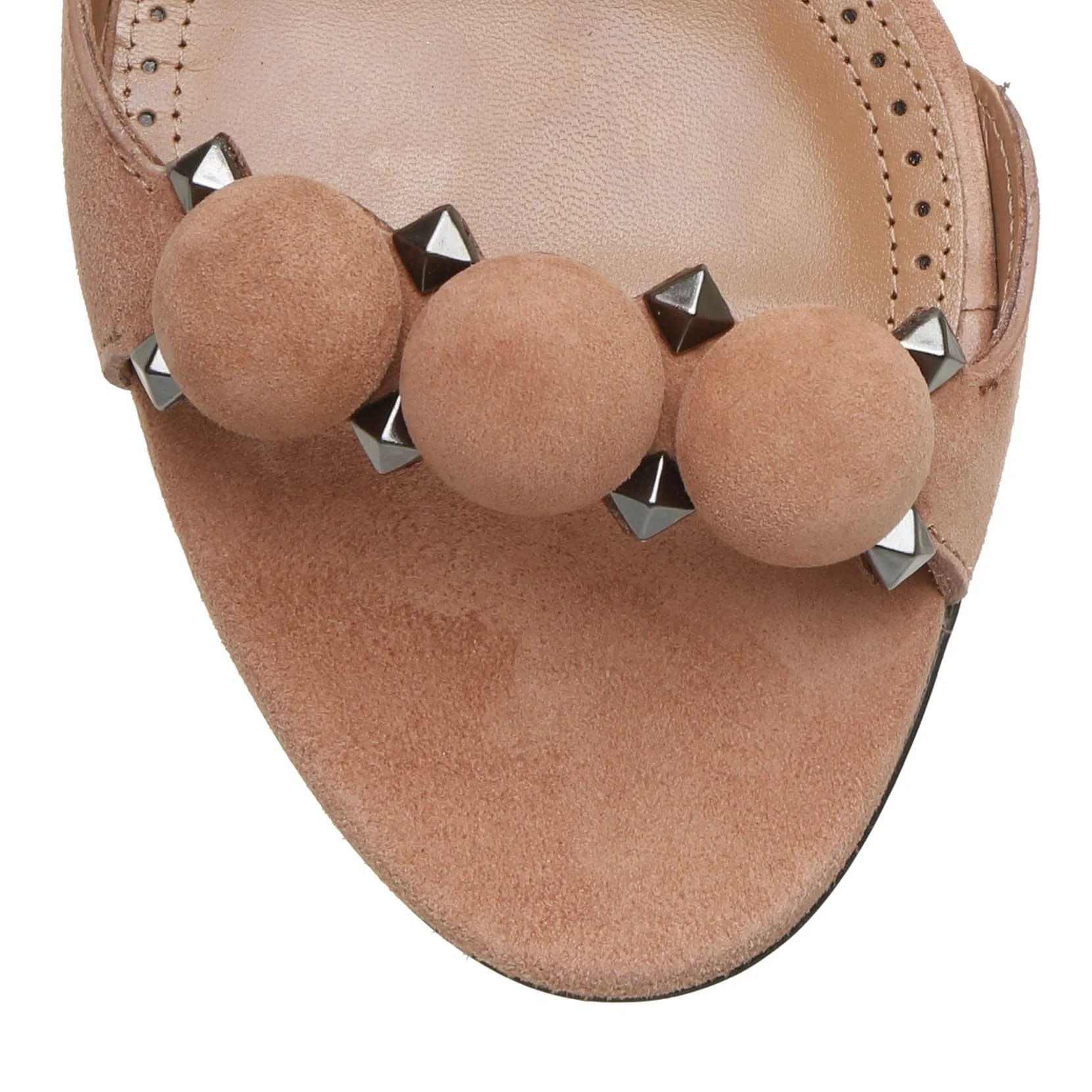 Bombe 70 dark nude suede sandals - Image 4