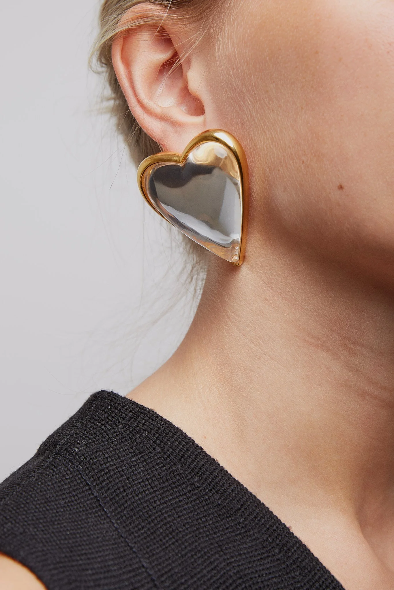 Bombe transparent earrings - Image 4