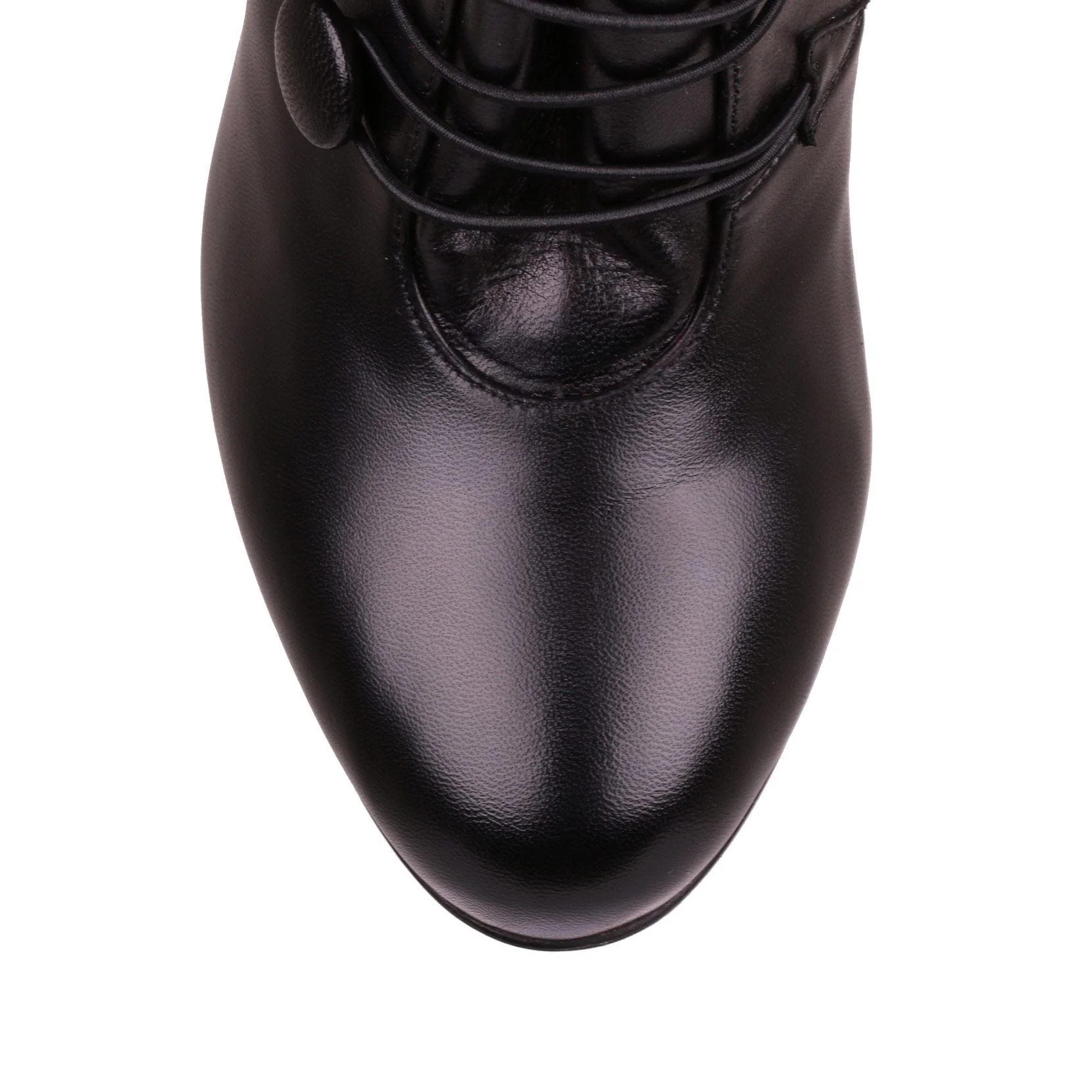 Booton 100 black leather boot - Image 4