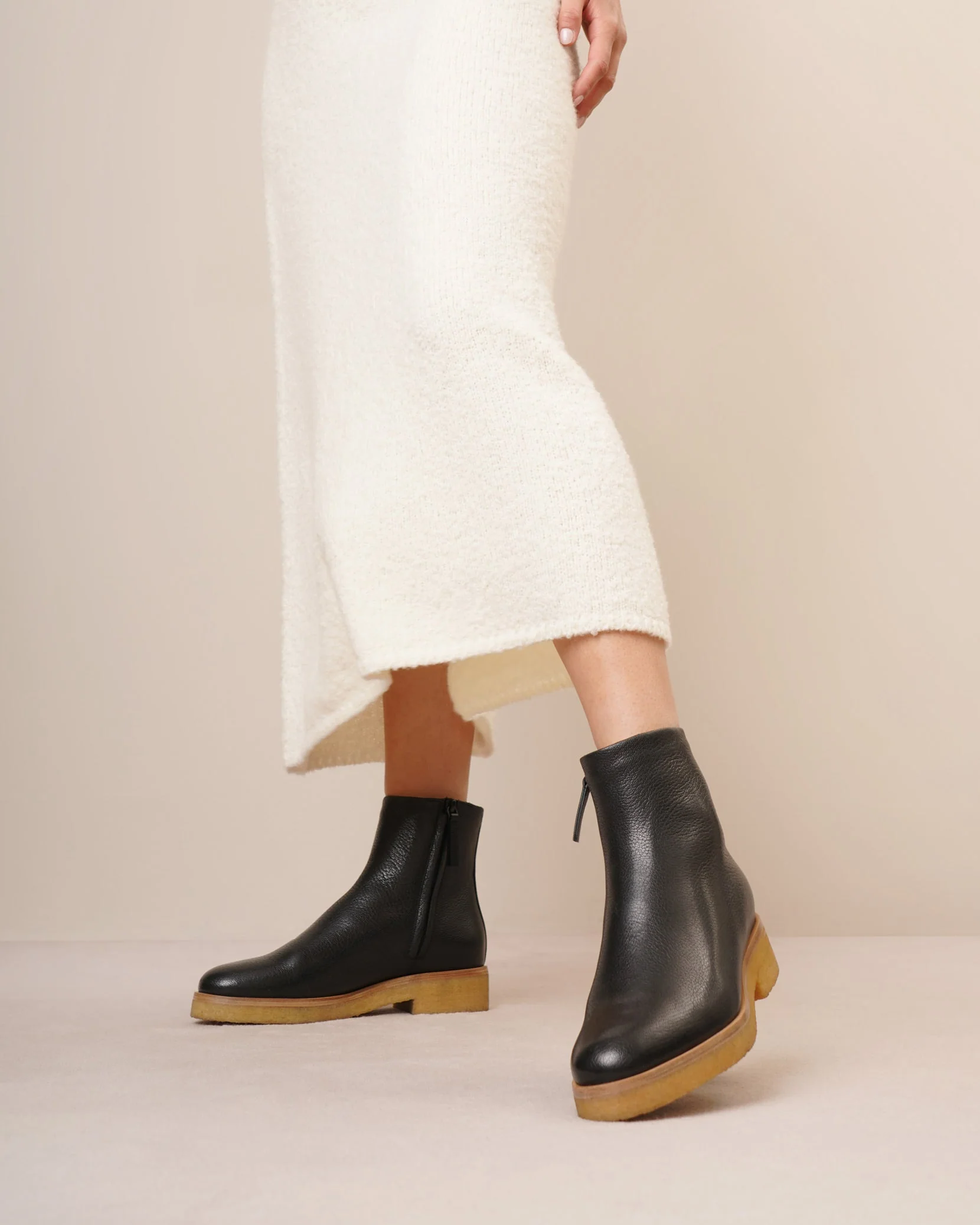 Boris black leather boots - Image 2