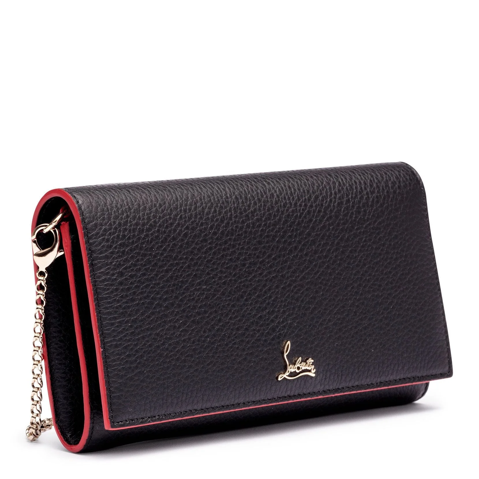 Boudoir black leather chain wallet - Image 2