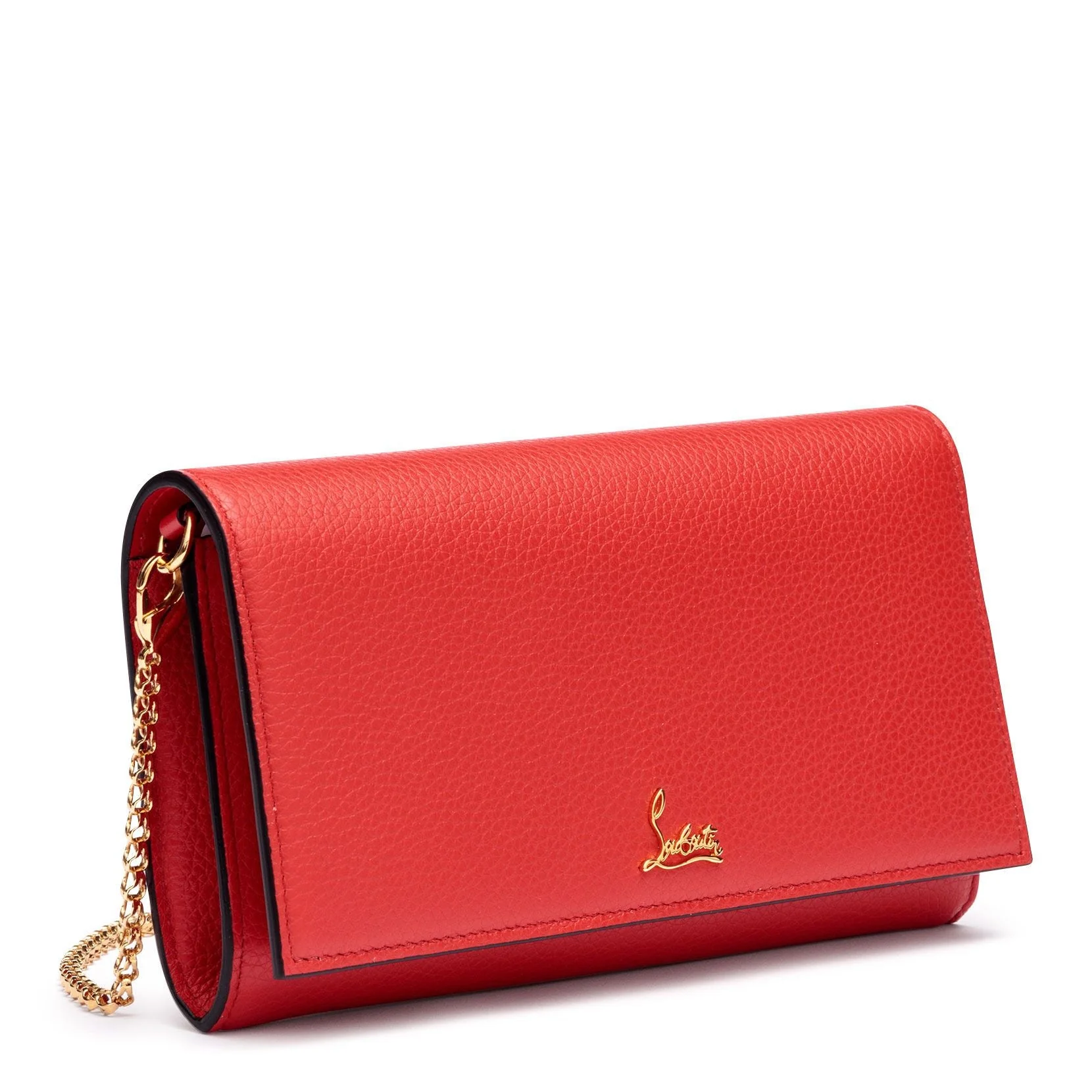 Boudoir red leather chain wallet - Image 2