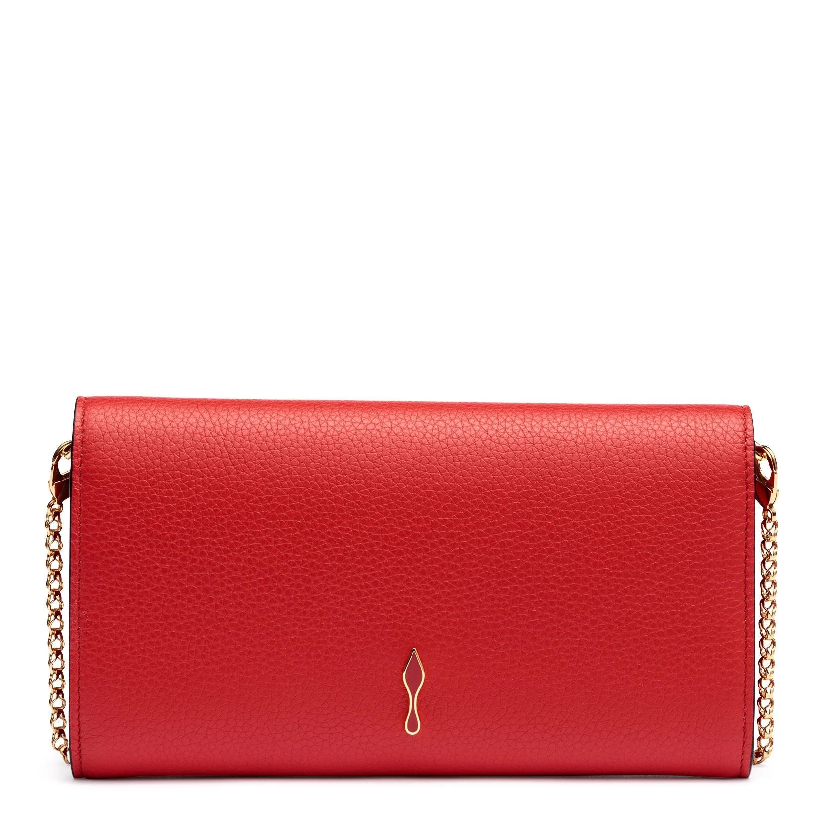 Boudoir red leather chain wallet - Image 3