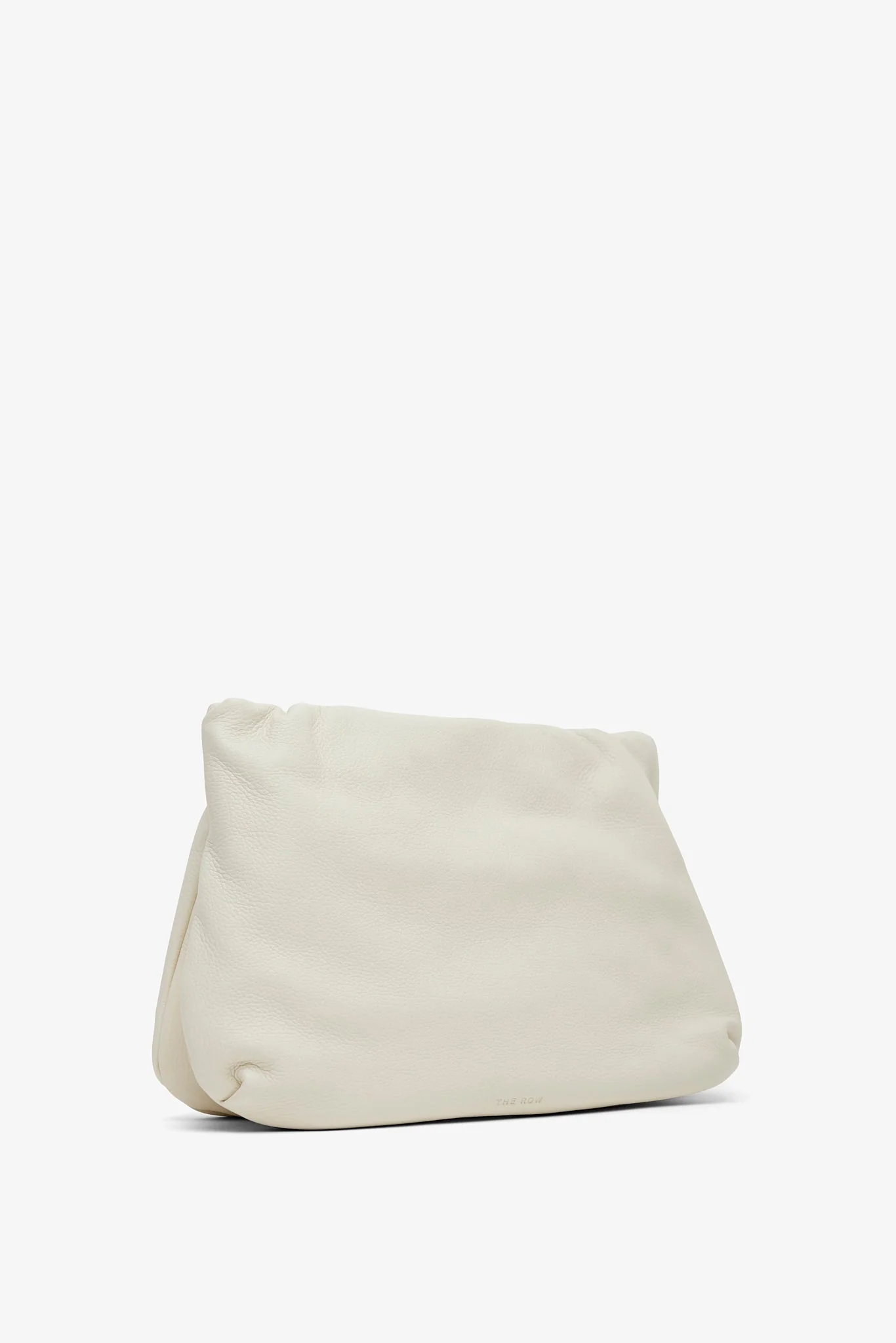 Bourse Ivory leather clutch bag - Image 3