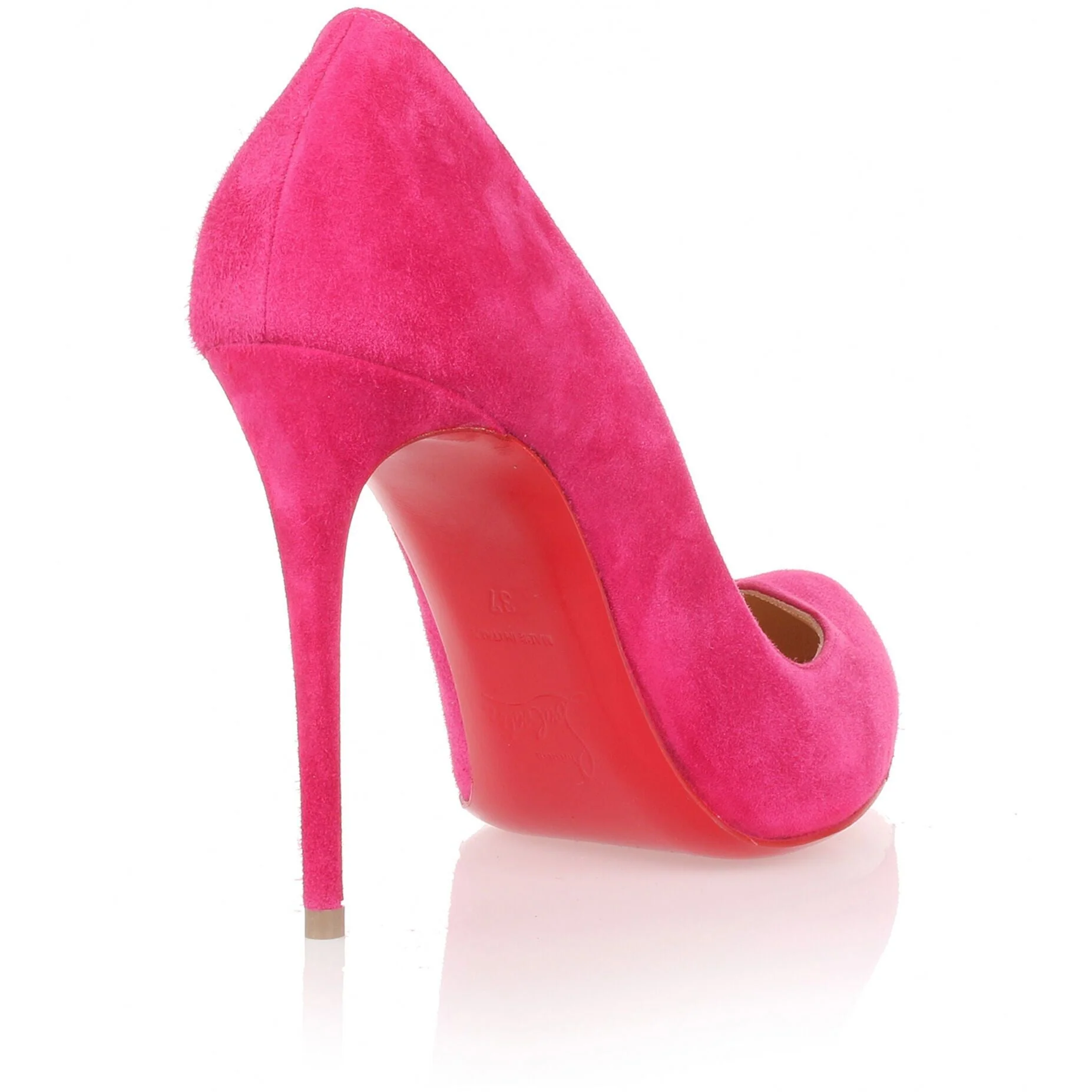 Breche 100 pink suede pump - Image 3