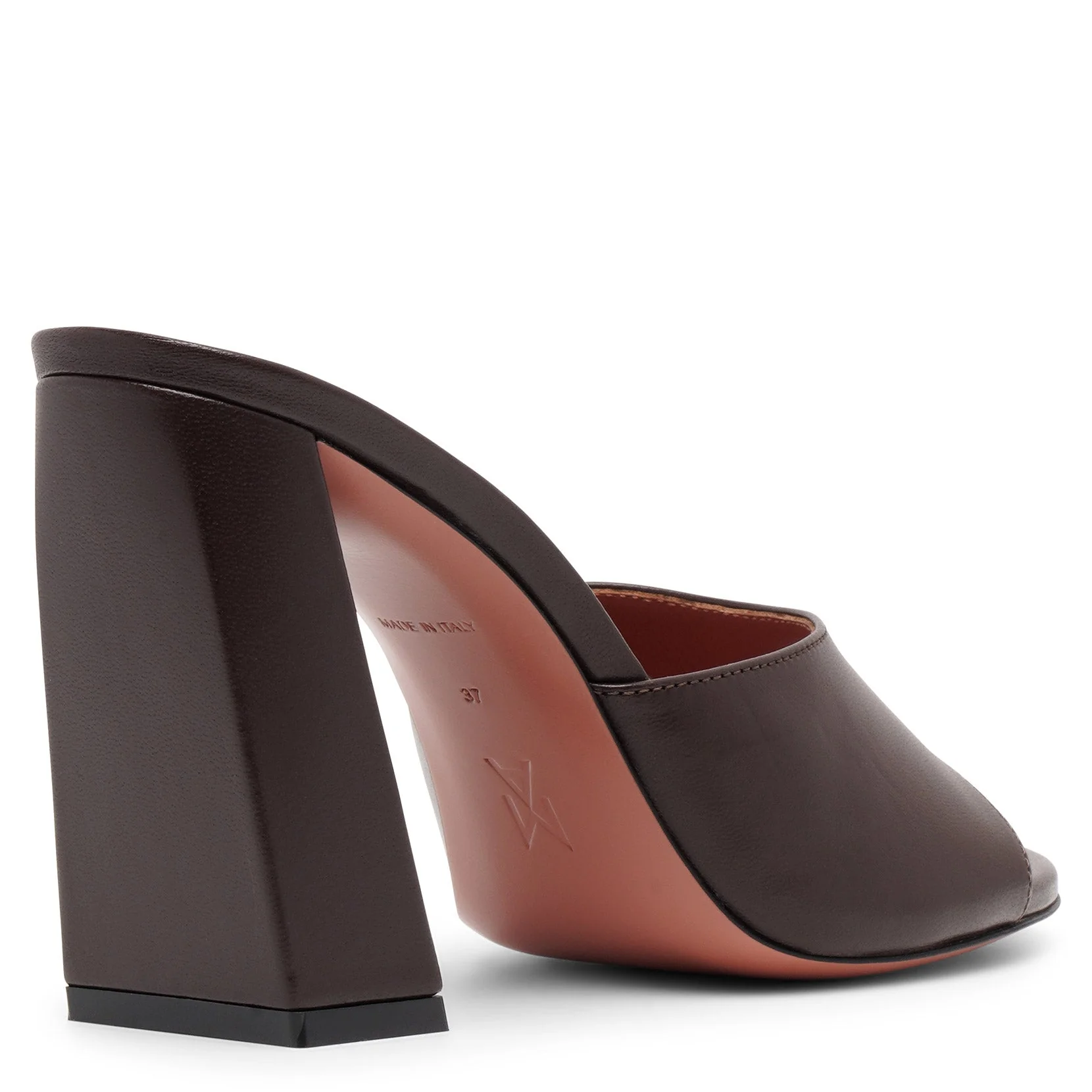 Brigitte 95 brown leather mules - Image 4