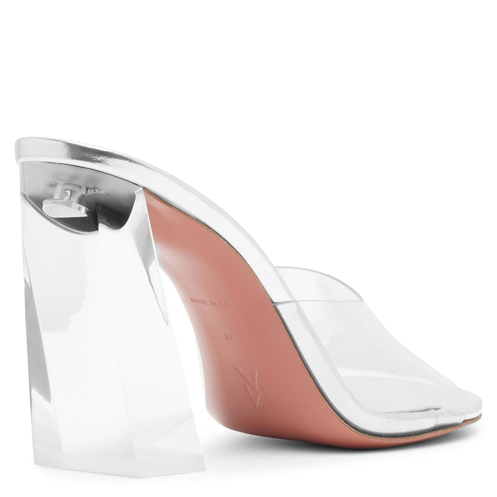 Brigitte 95 PVC transparent mules - Image 4