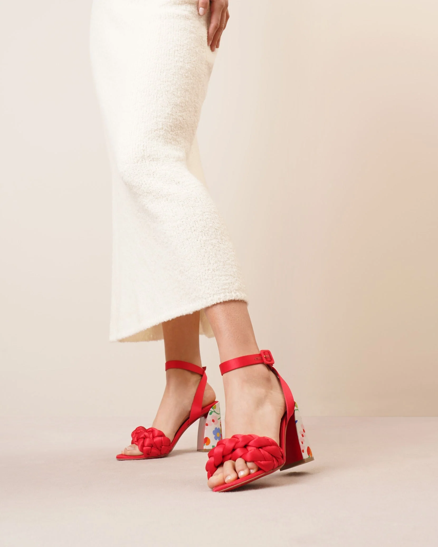 Brio loubi multi satin sandals - Image 2