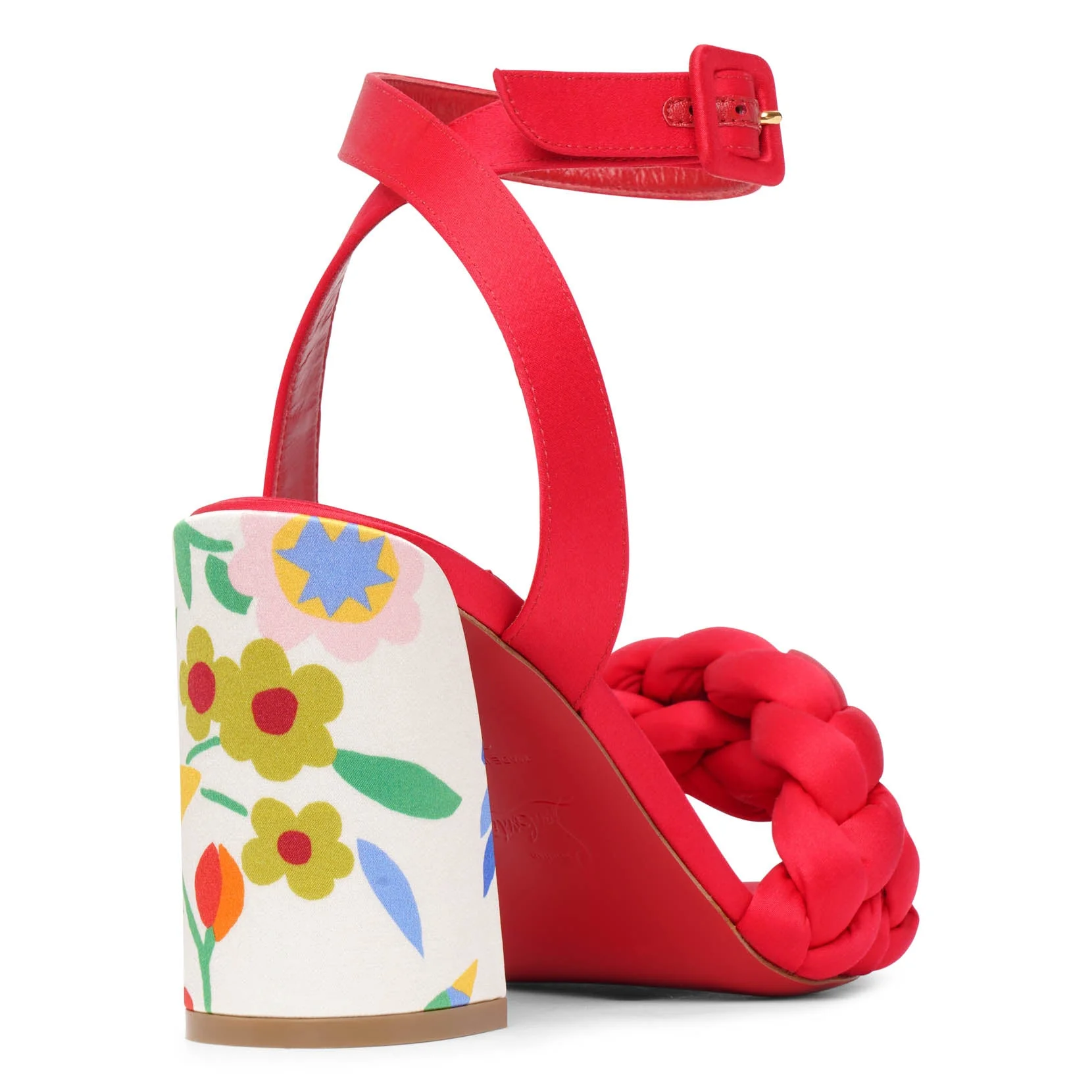 Brio loubi multi satin sandals - Image 4