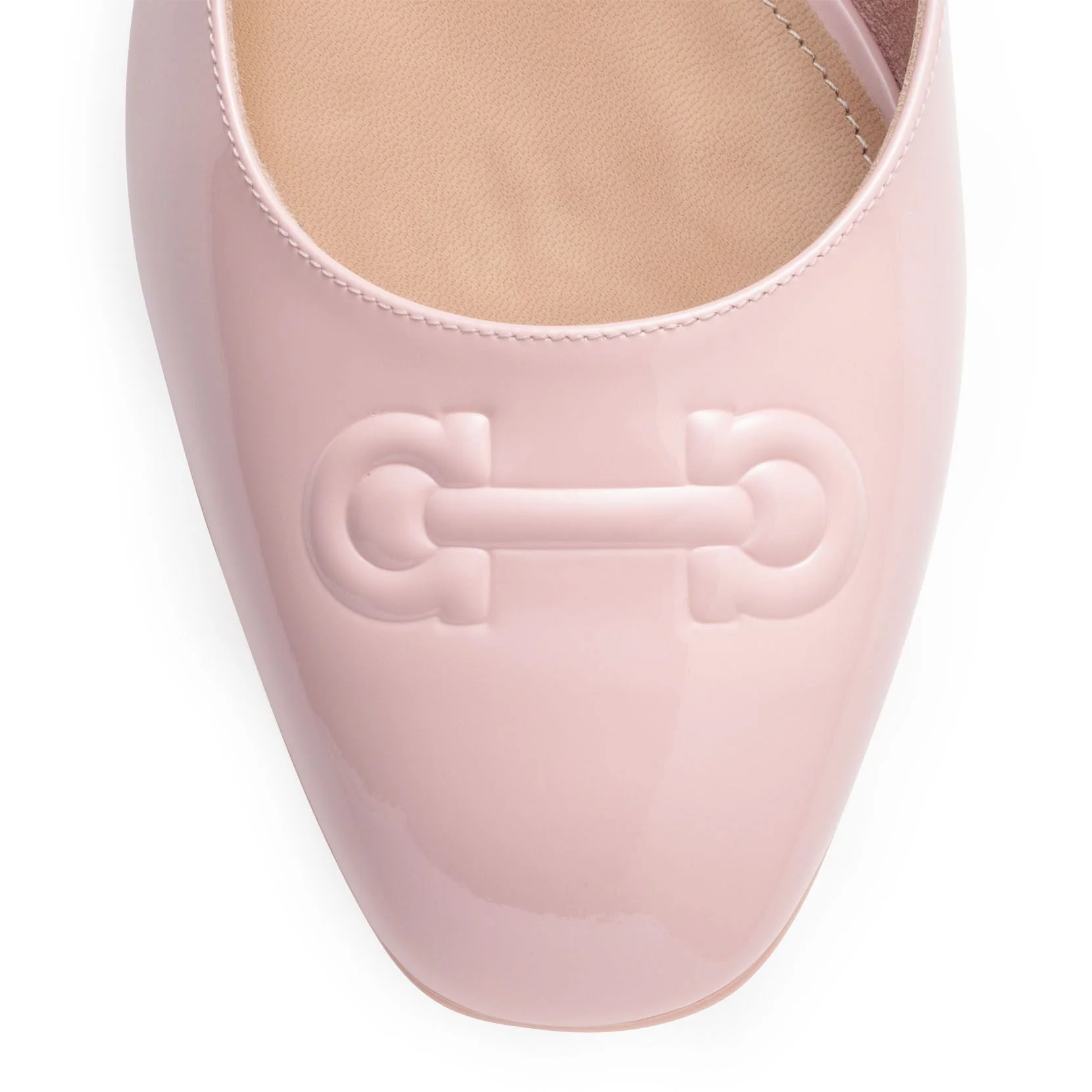 Broni patent blush leather ballerinas - Image 4