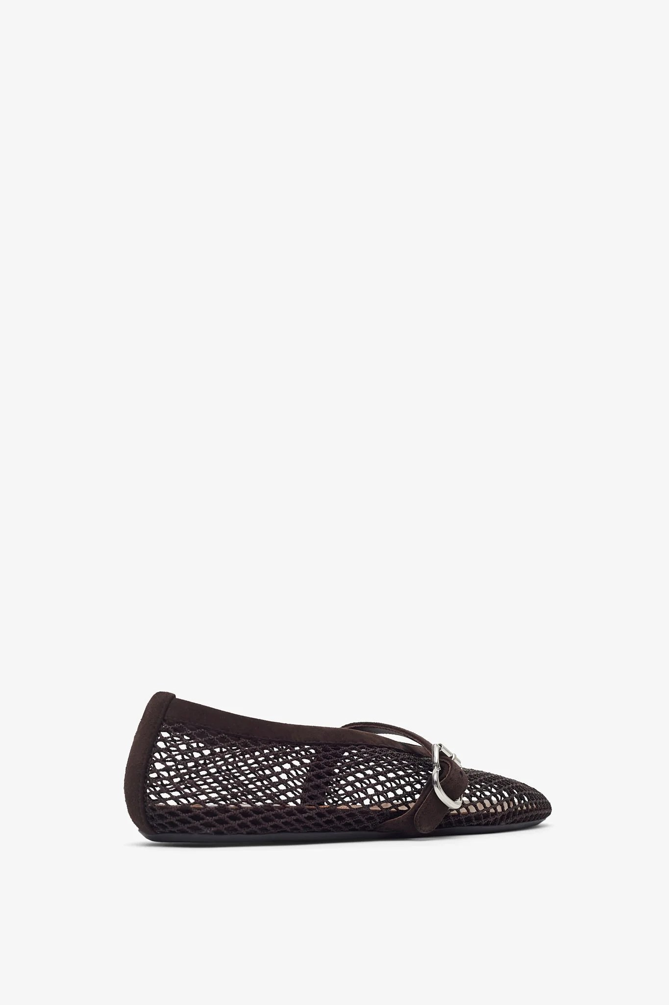 Brown mesh ballet flats - Image 3
