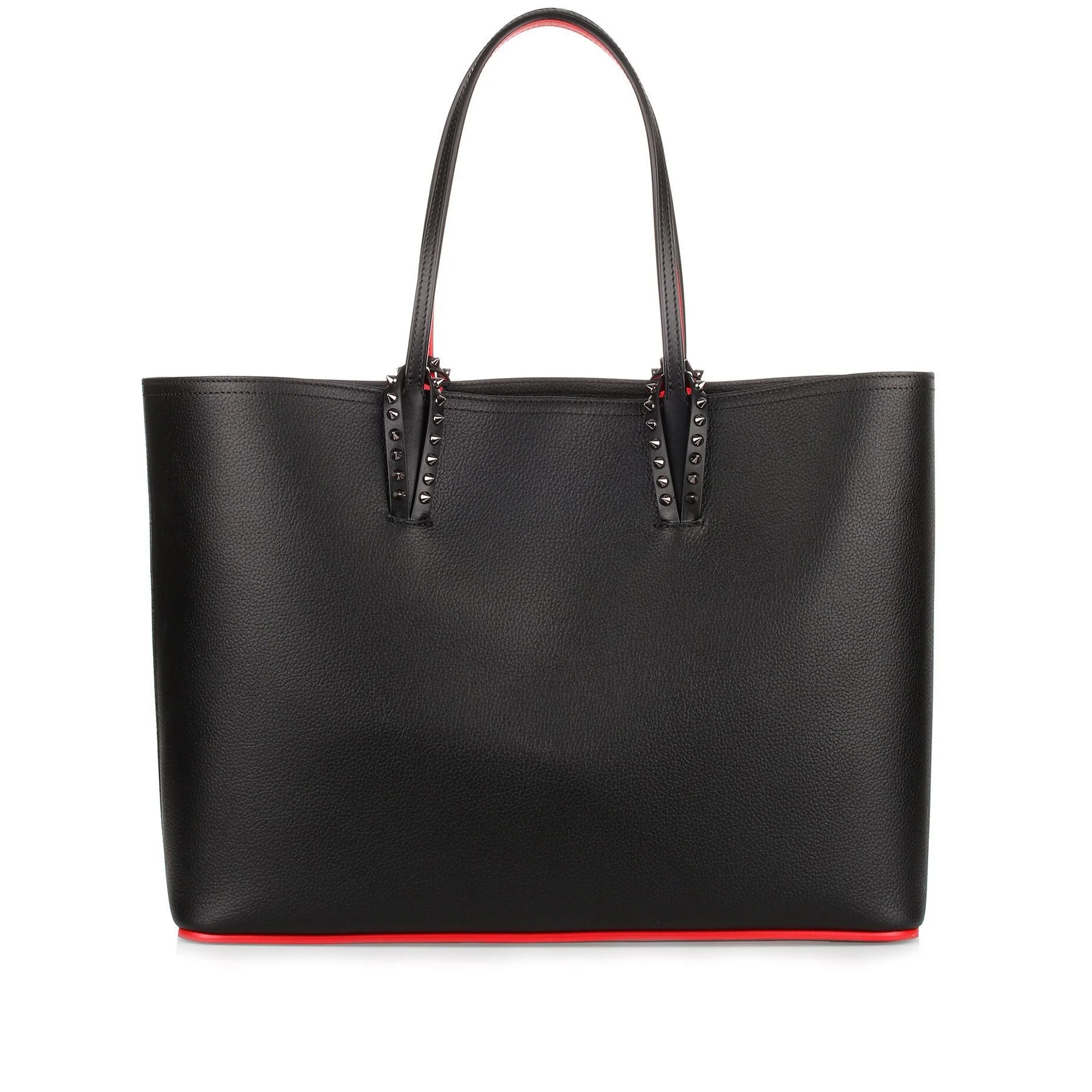 Cabata black leather tote bag - Image 5
