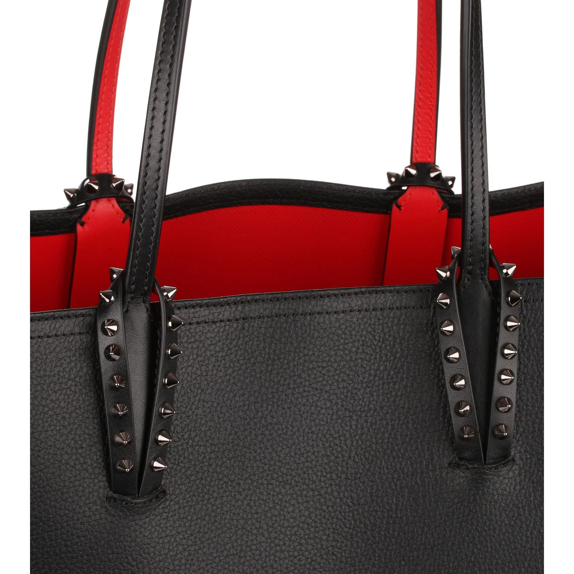 Cabata black leather tote bag - Image 6