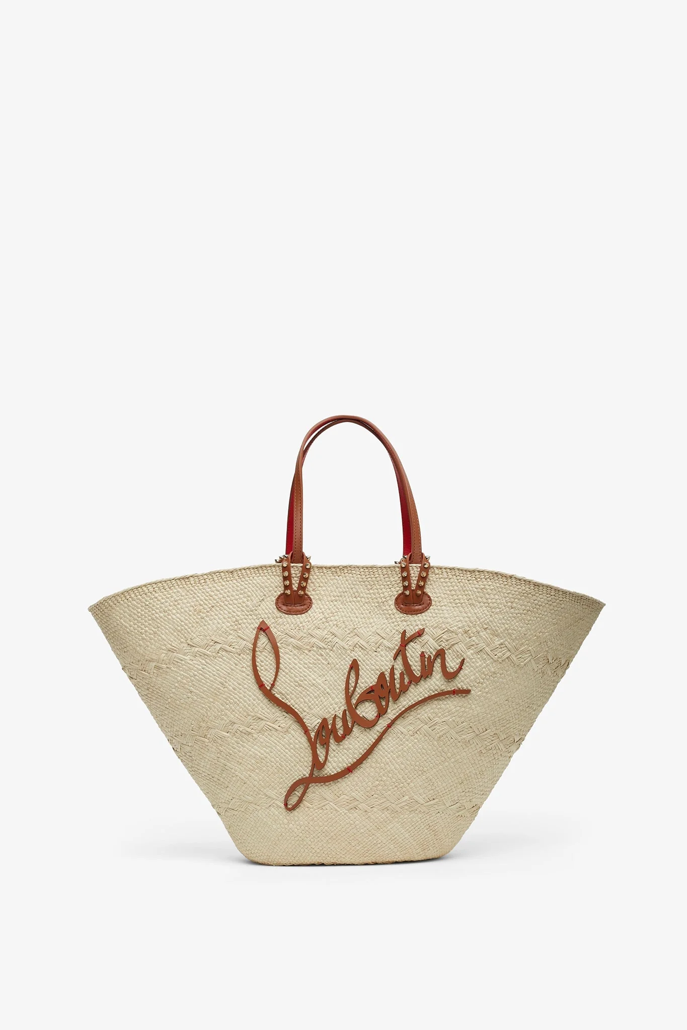 Cabata large raffia basket bag