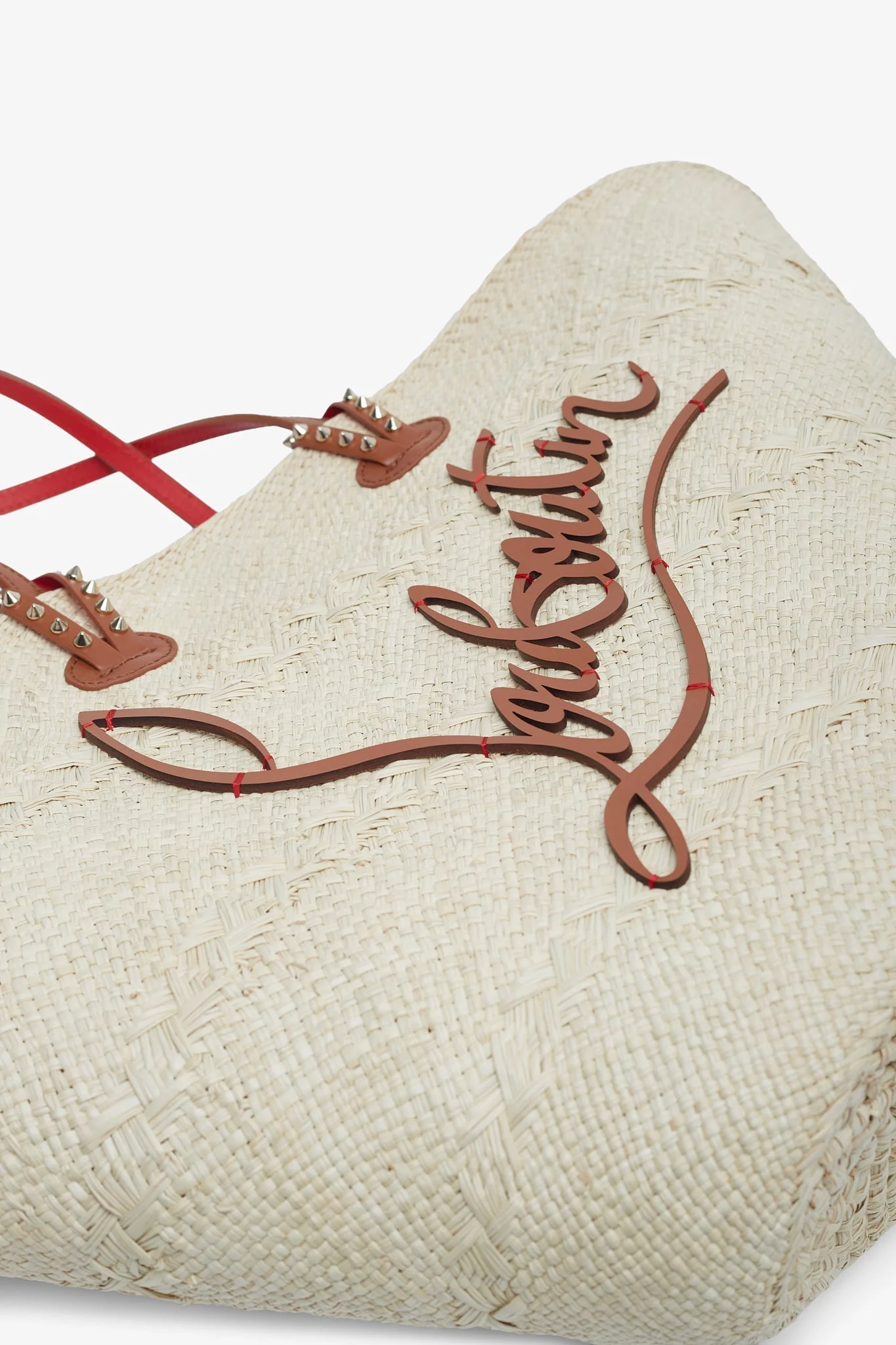 Cabata large raffia basket bag - Image 5