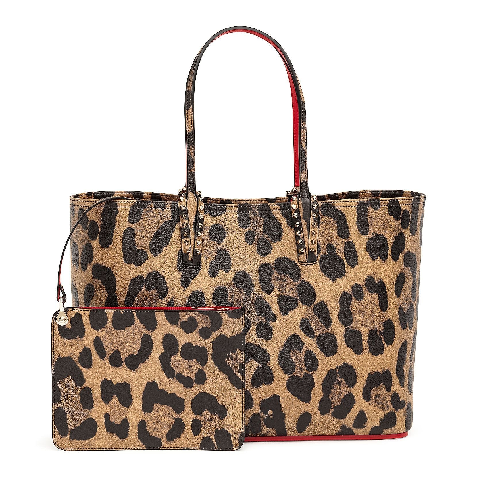 Cabata leopard print leather tote - Image 3