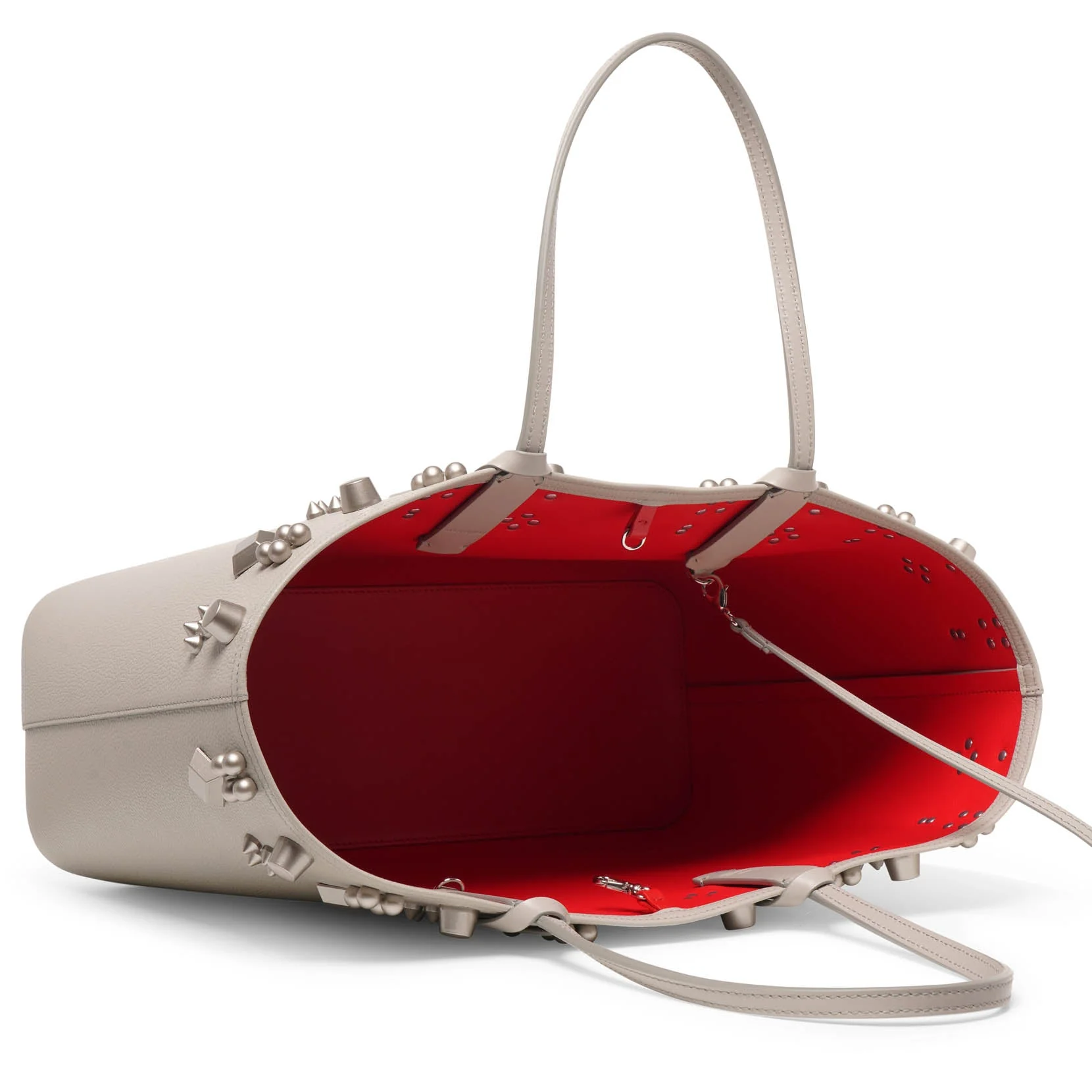 Cabata light grey tote bag - Image 5