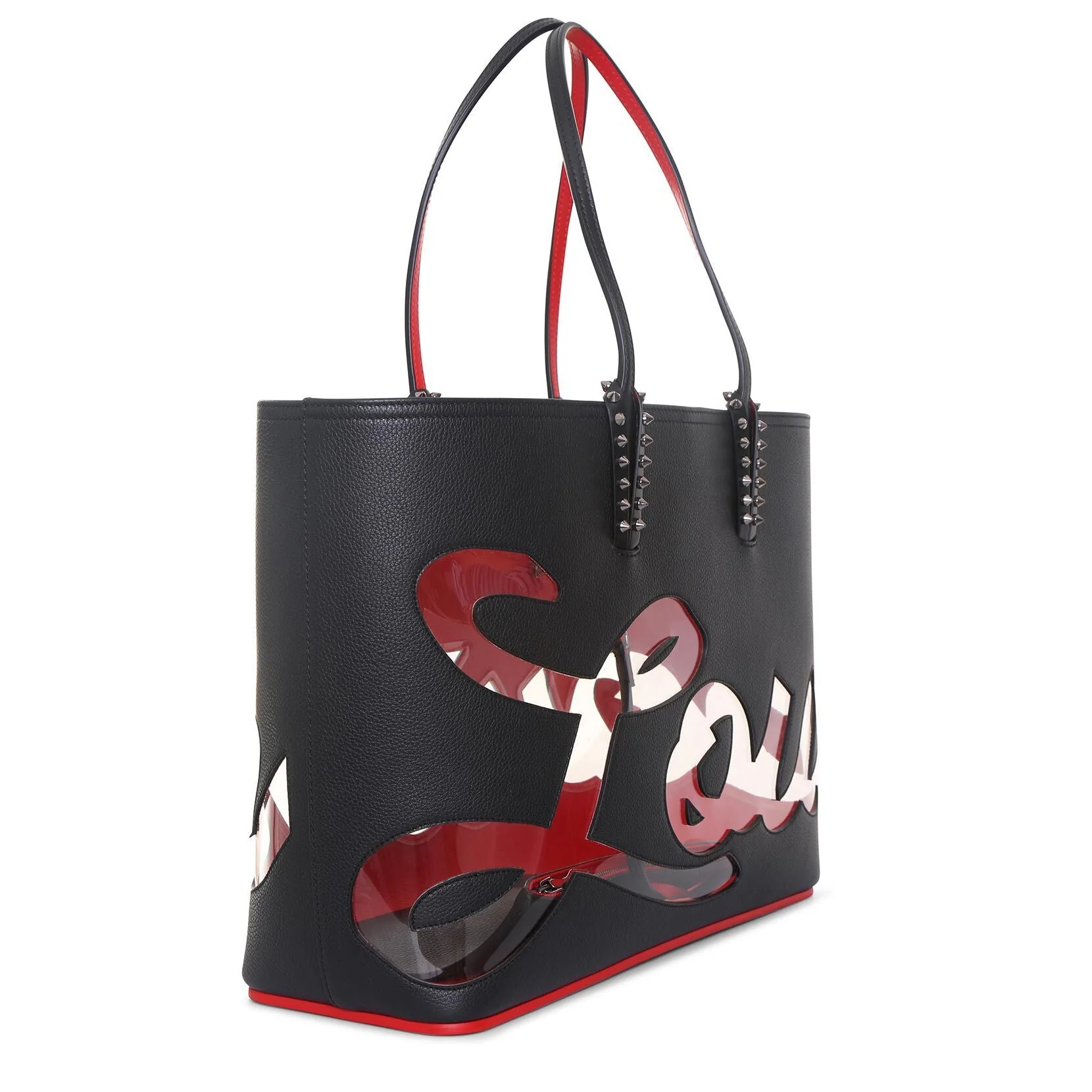Cabata logo transparant black tote - Image 2