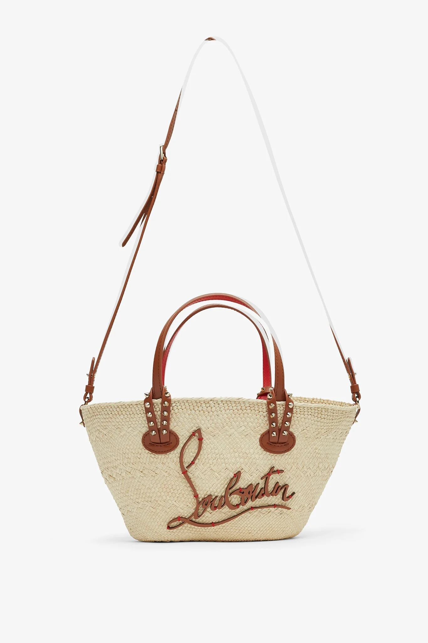 Cabata mini raffia basket bag - Image 4