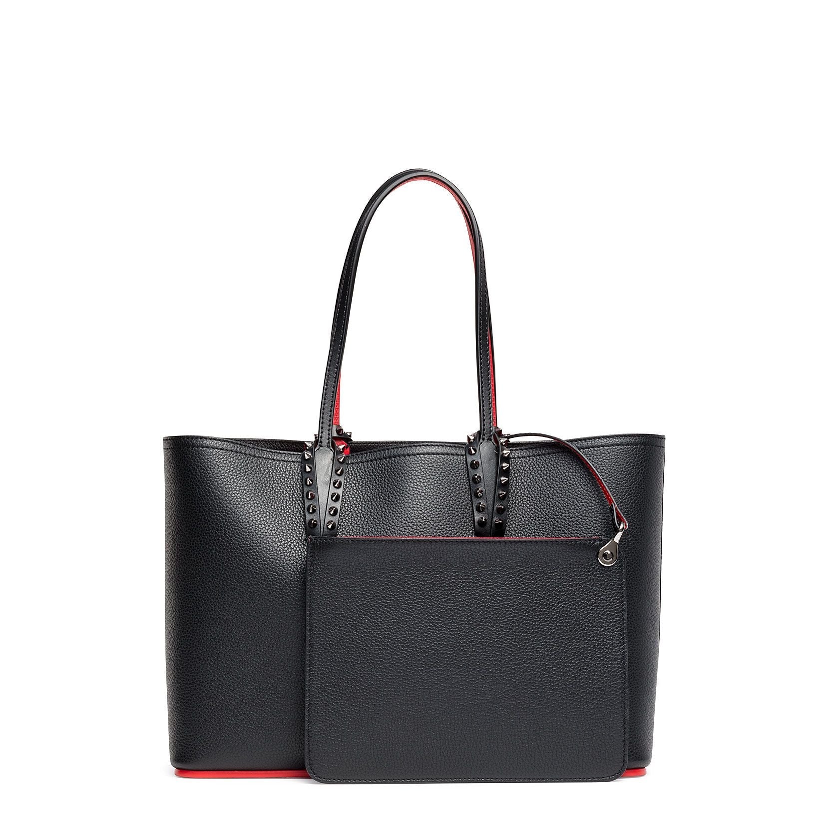 Cabata small black leather tote - Image 3
