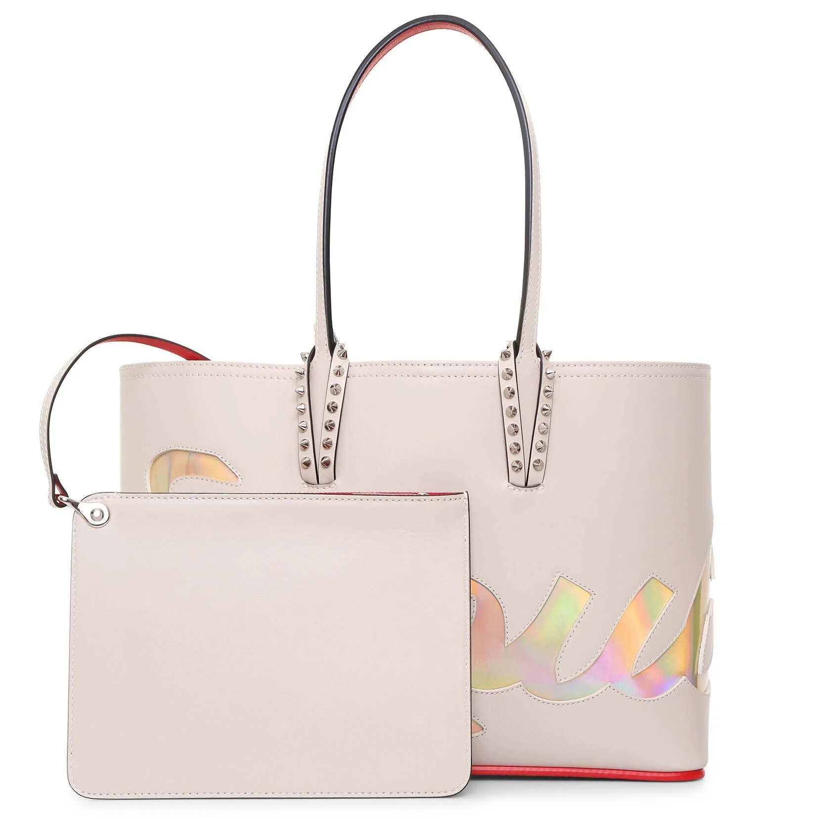 Cabata Small ivory logo tote - Image 3