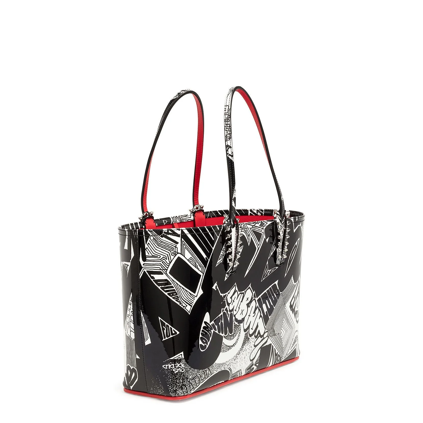 Cabata small Nicograf patent leather tote - Image 2