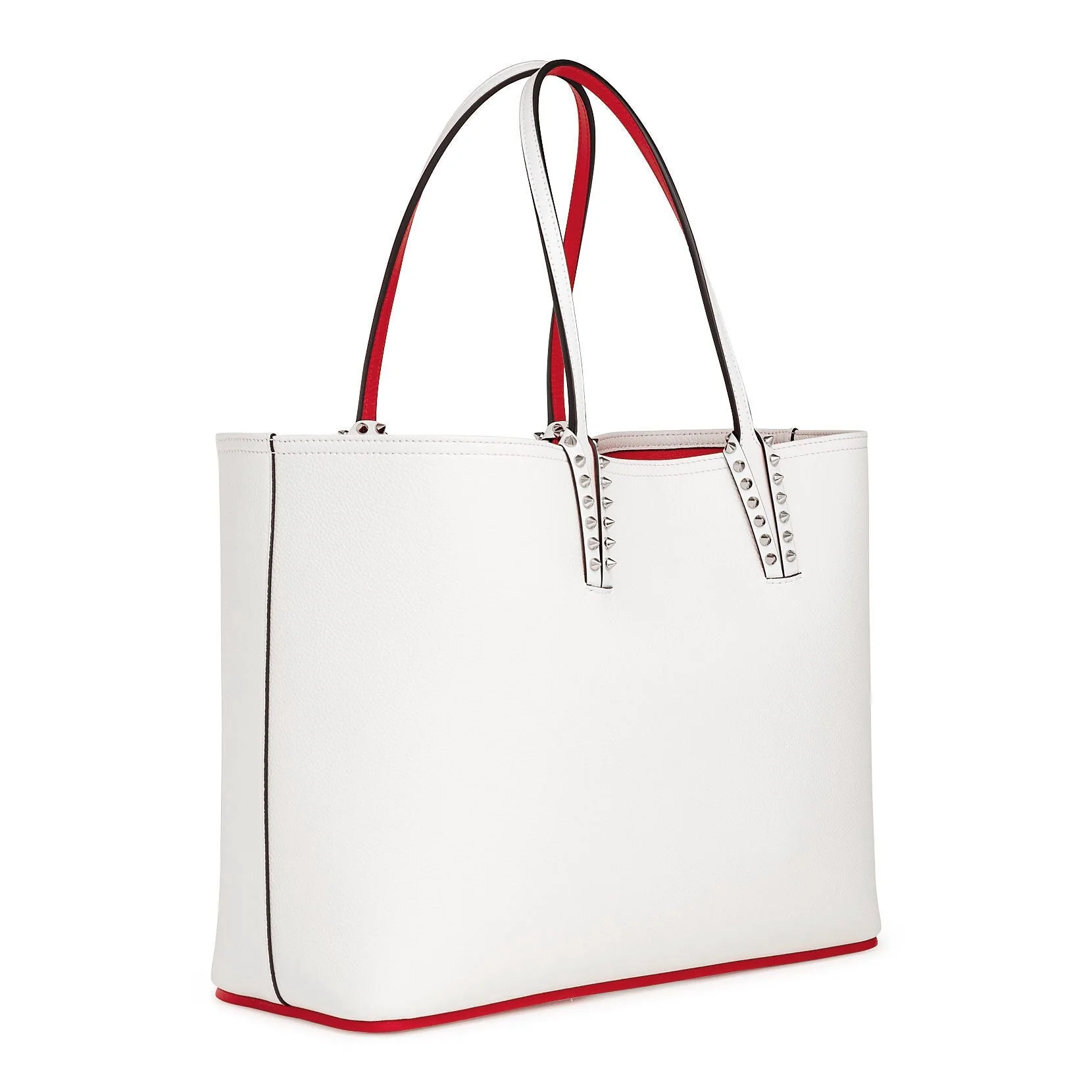 Cabata white calf leather tote - Image 2