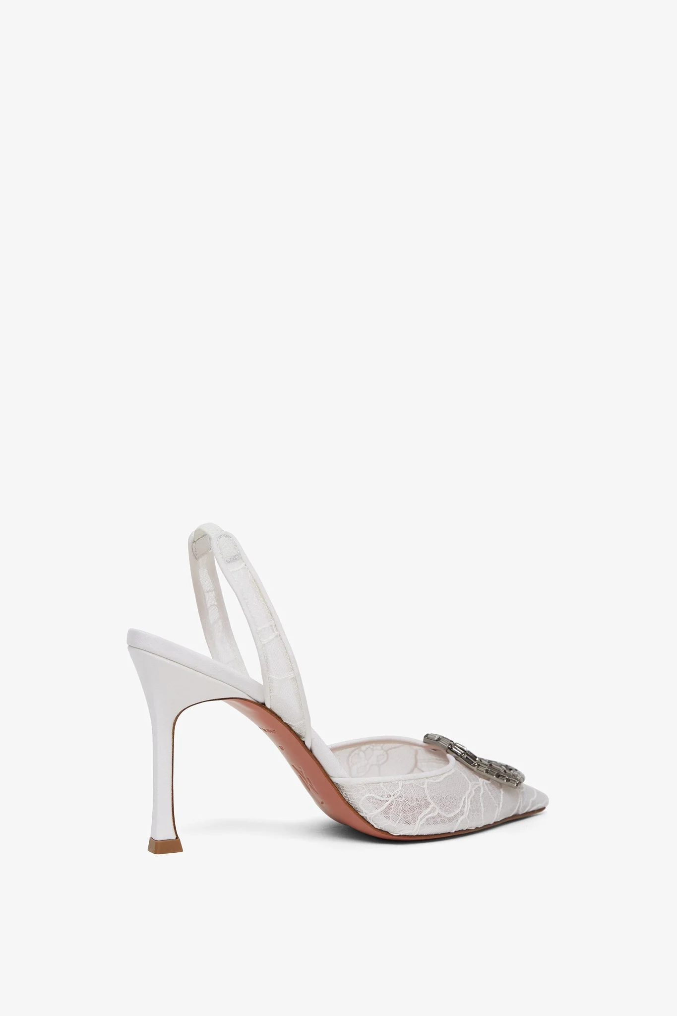 Camelia 90 white lace pumps - Image 3